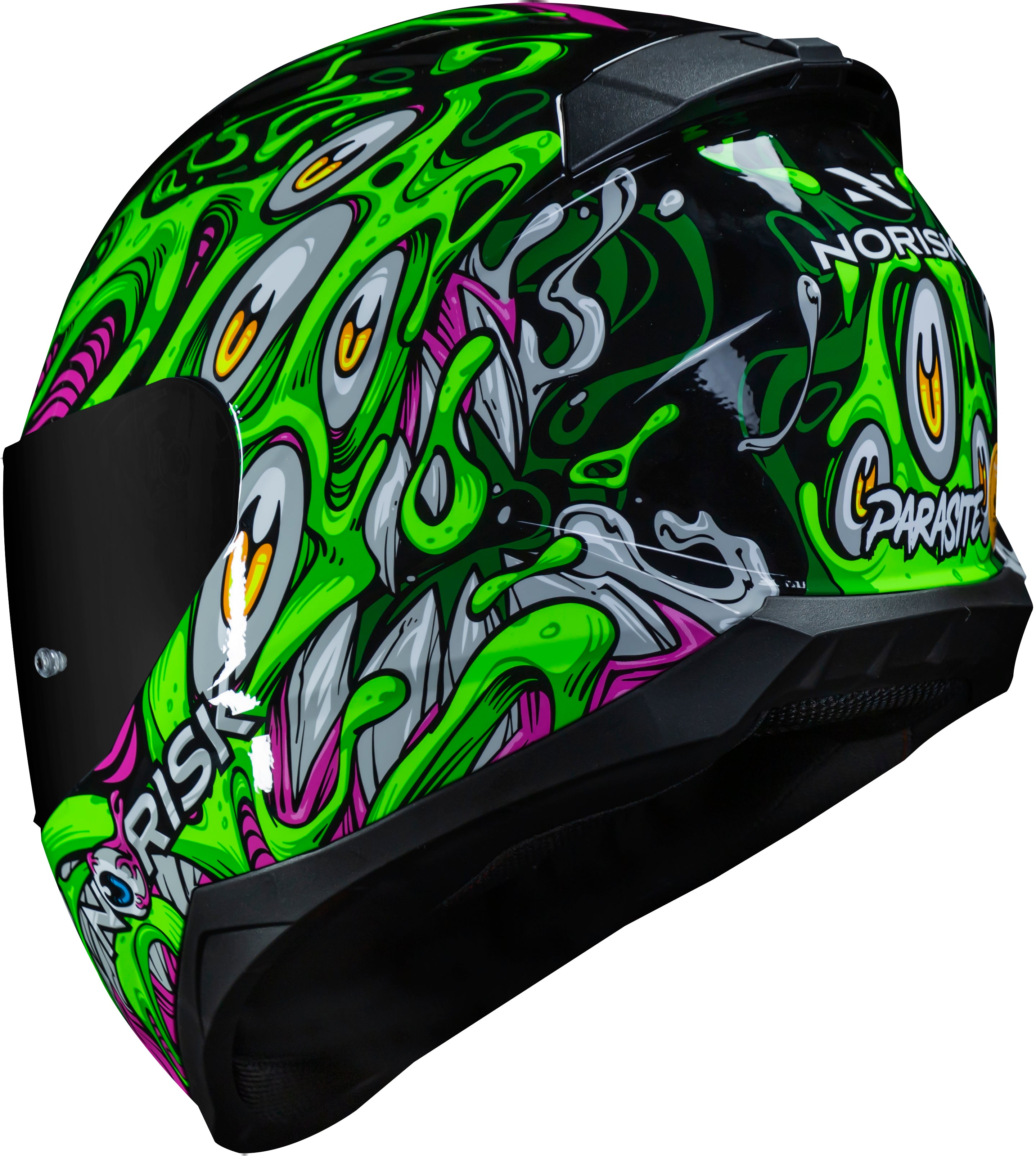 Capacete Norisk Razor Parasite Verde
