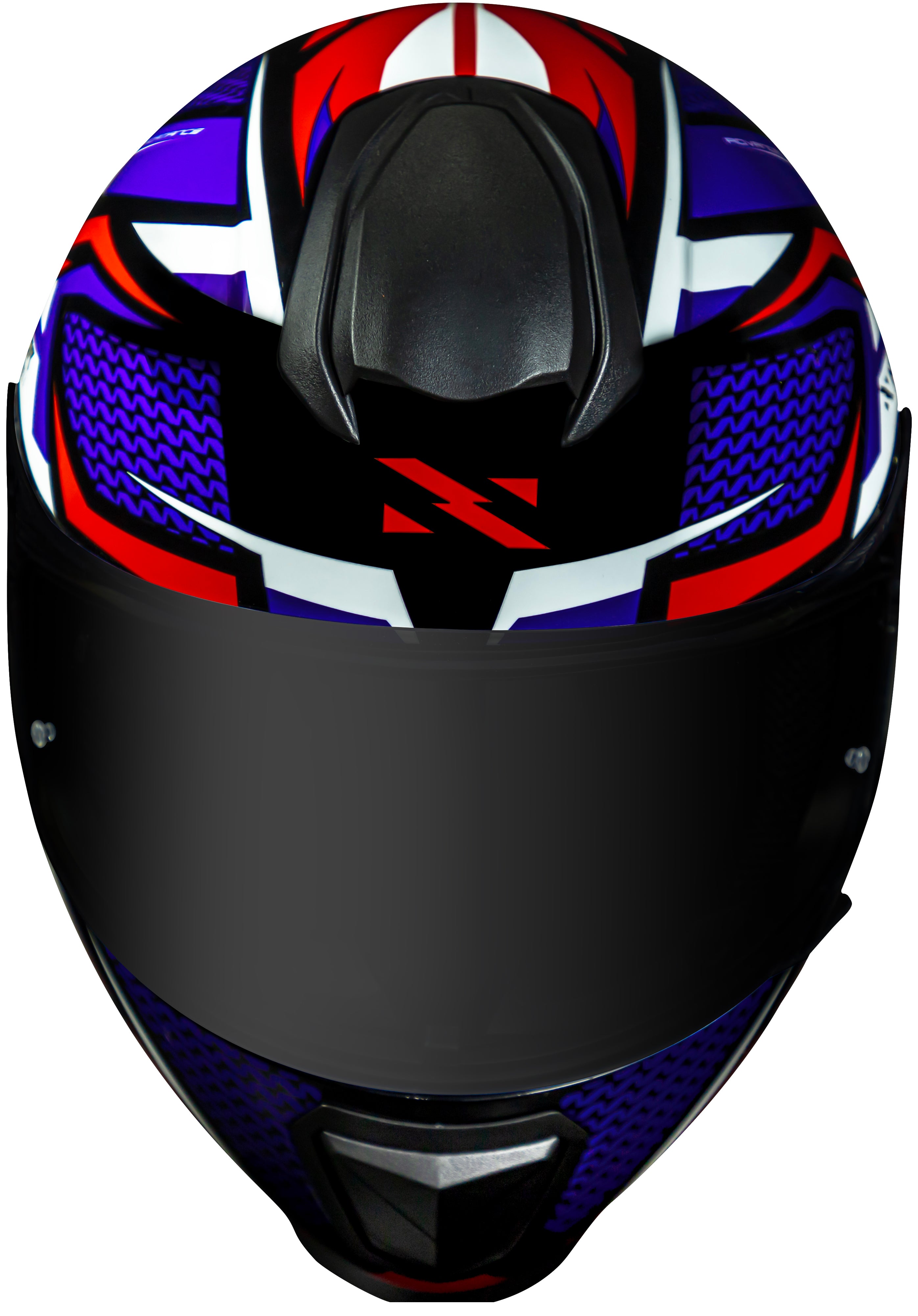 Capacete Norisk Razor Sharp Azul Branco Vermelho