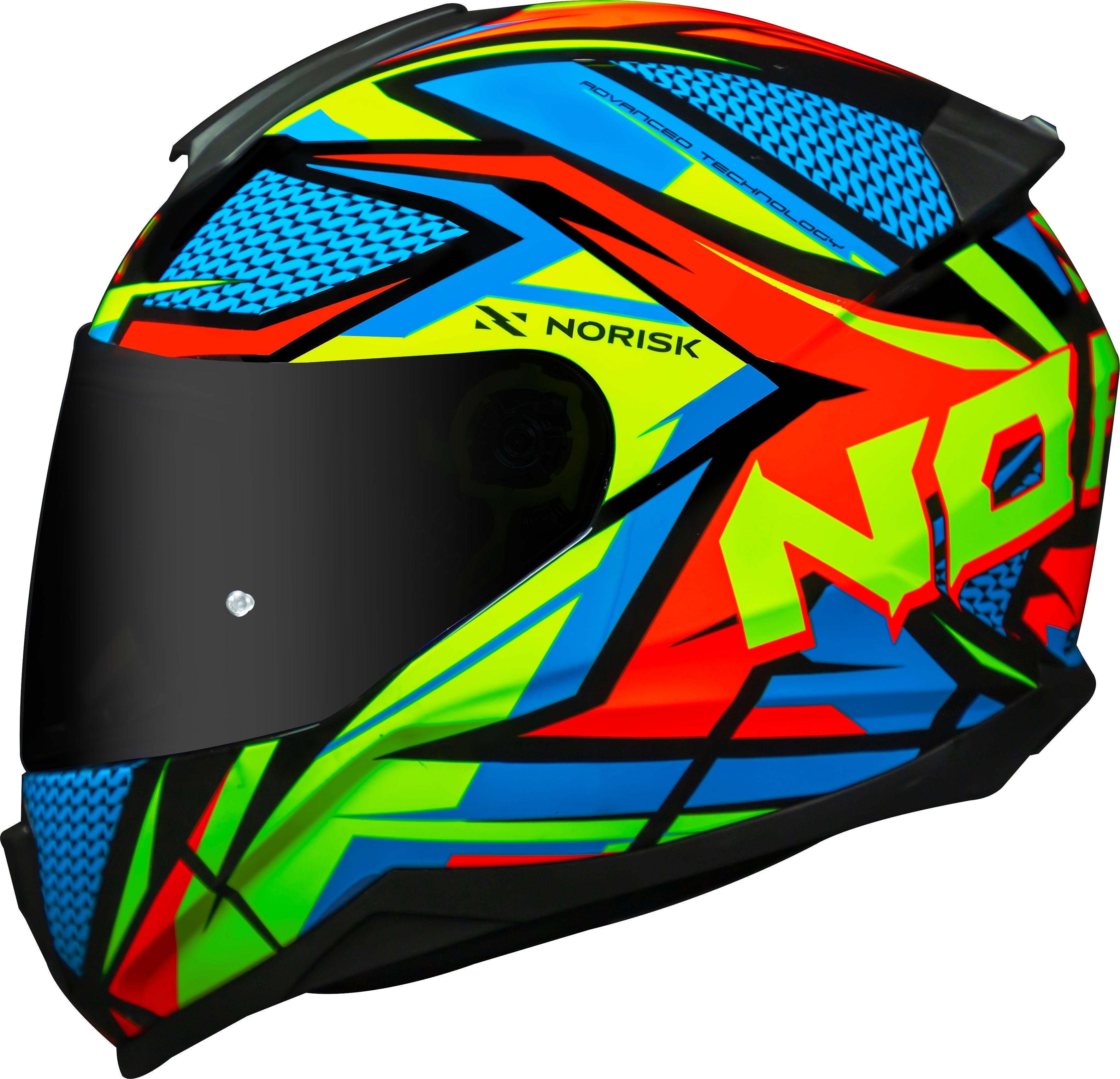 Capacete Norisk Razor Sharp Preto Amarelo