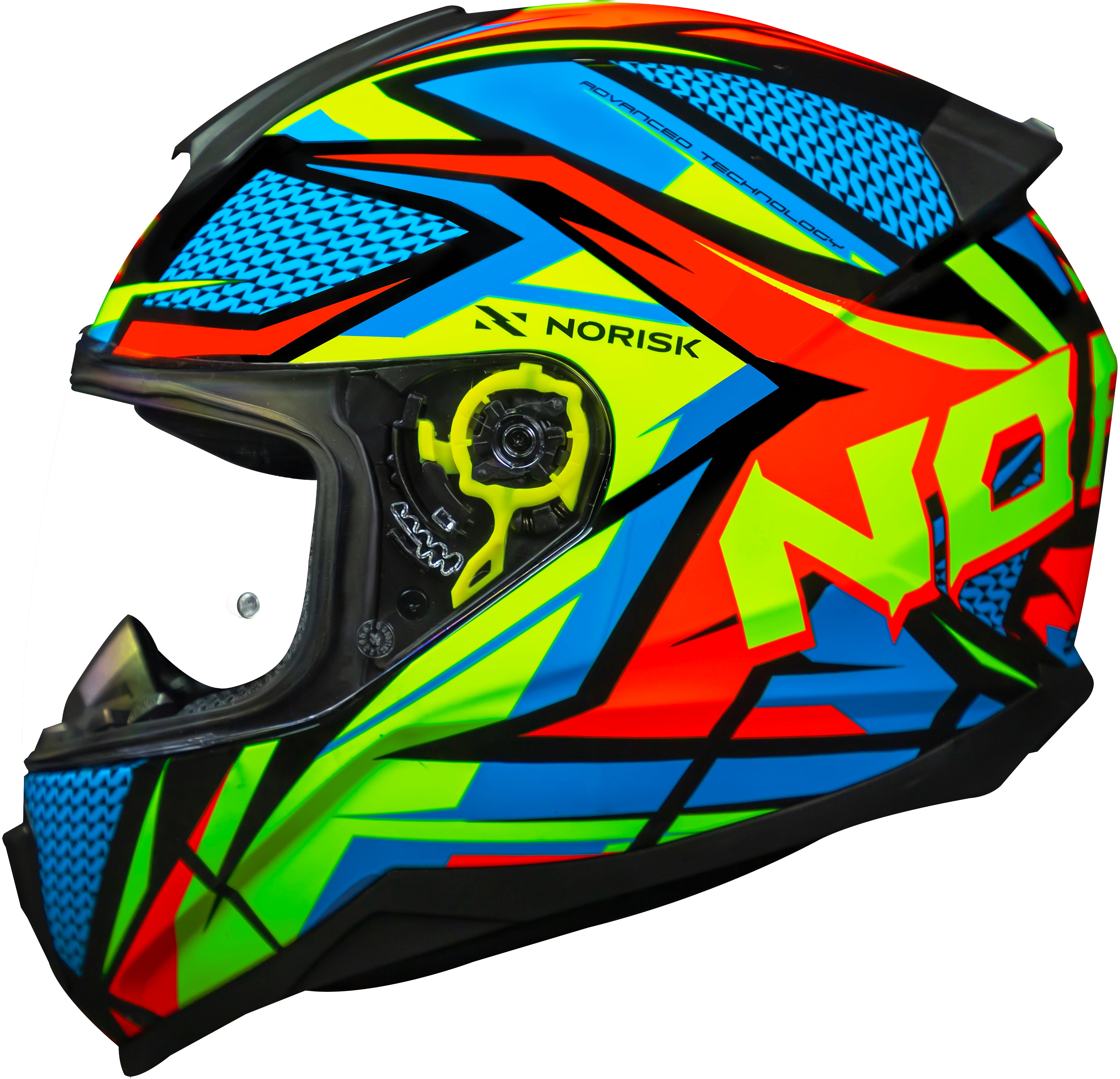 Capacete Norisk Razor Sharp Preto Amarelo