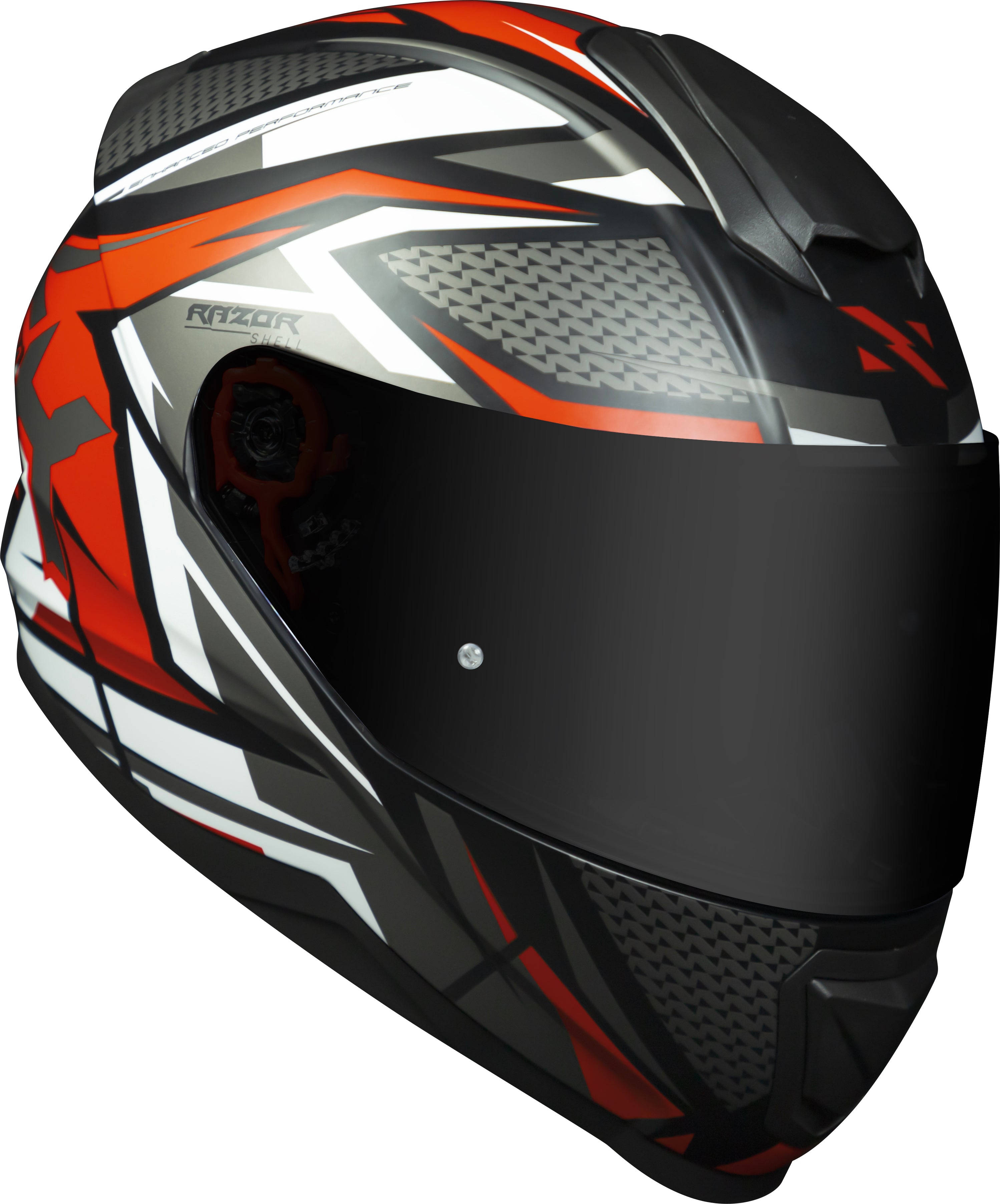 Capacete Norisk Razor Sharp Preto Vermelho