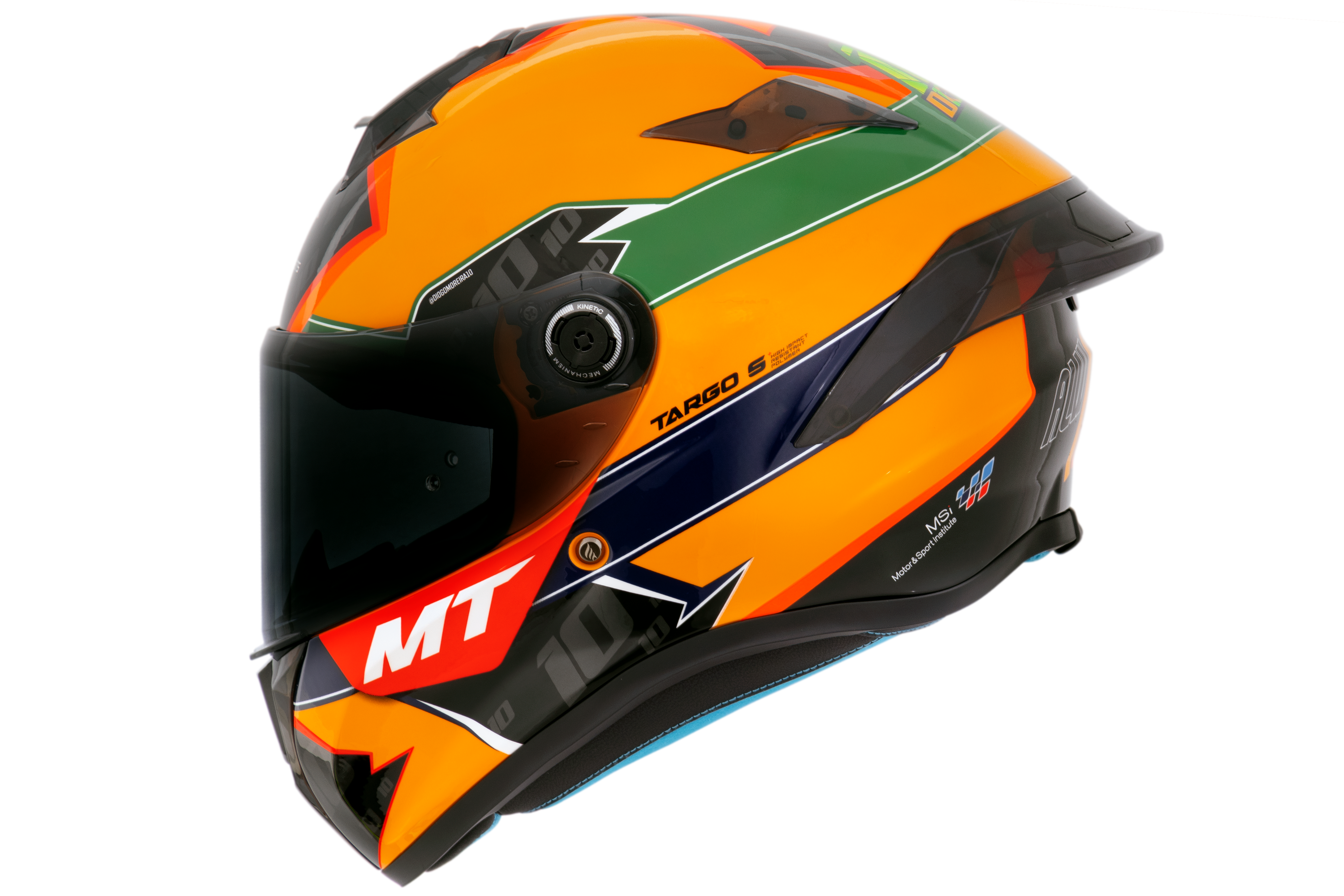 Capacete Mt Helmets Targo S Replica 2023 Tribute A3 Brilho