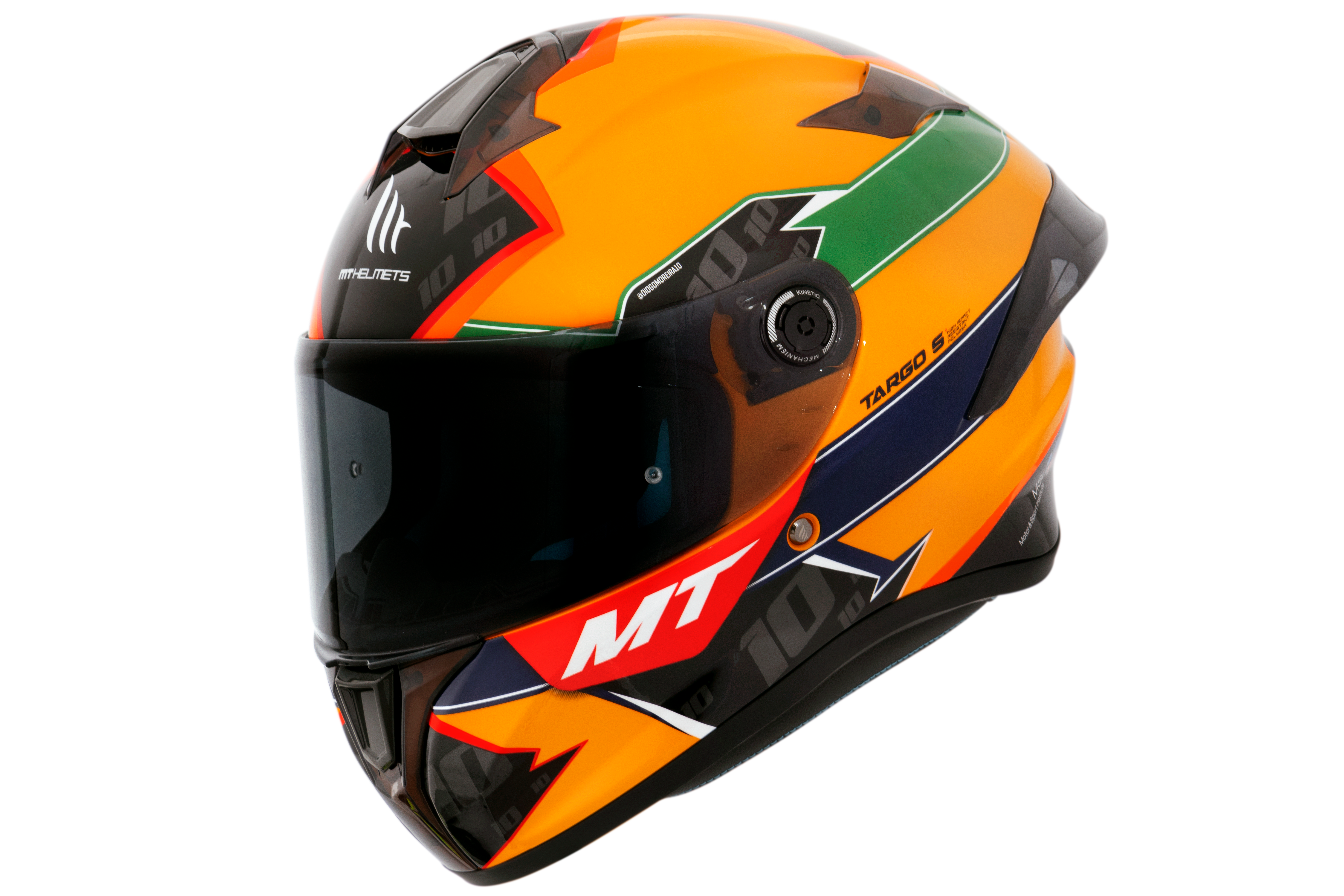 Capacete Mt Helmets Targo S Replica 2023 Tribute A3 Brilho