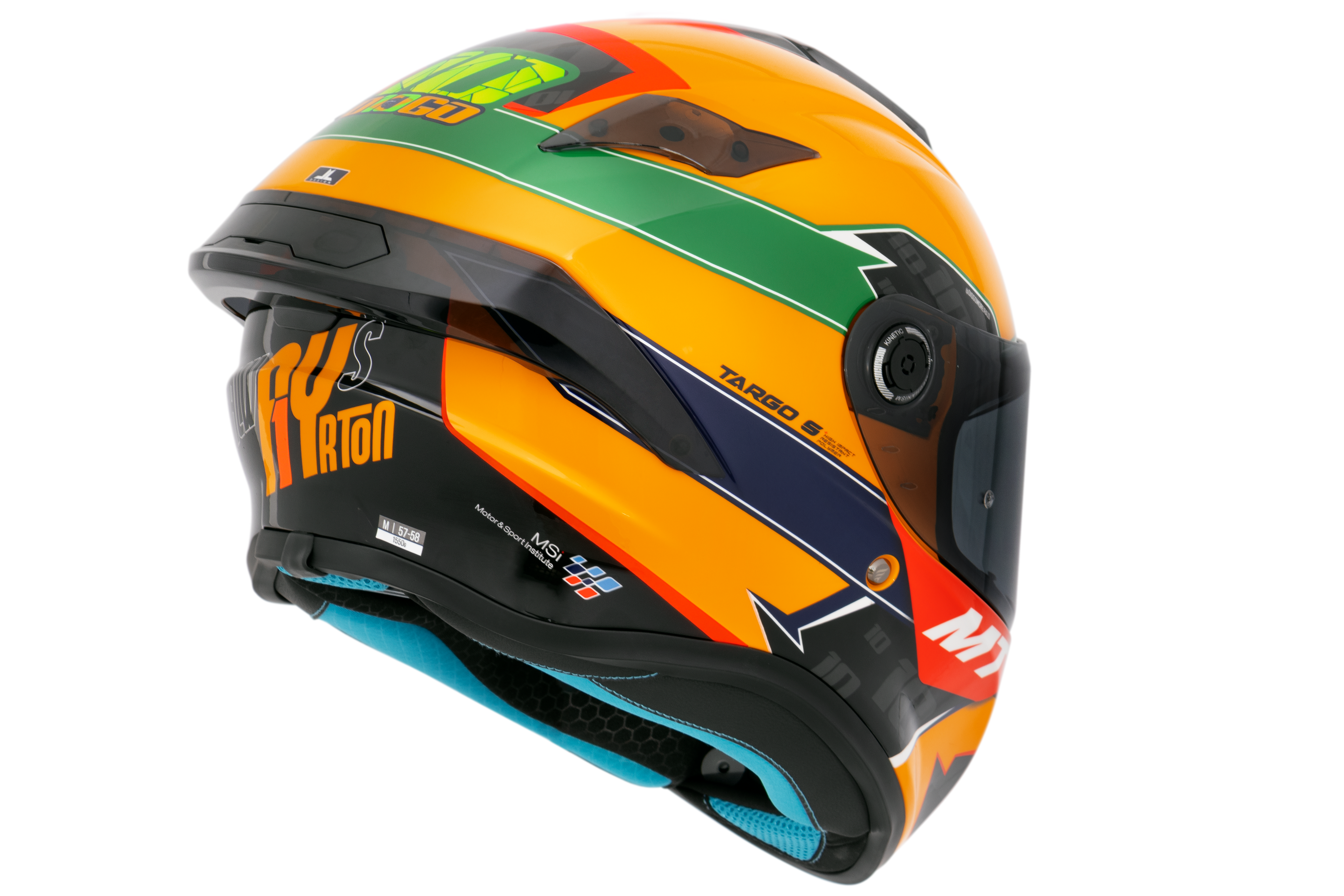 Capacete Mt Helmets Targo S Replica 2023 Tribute A3 Brilho