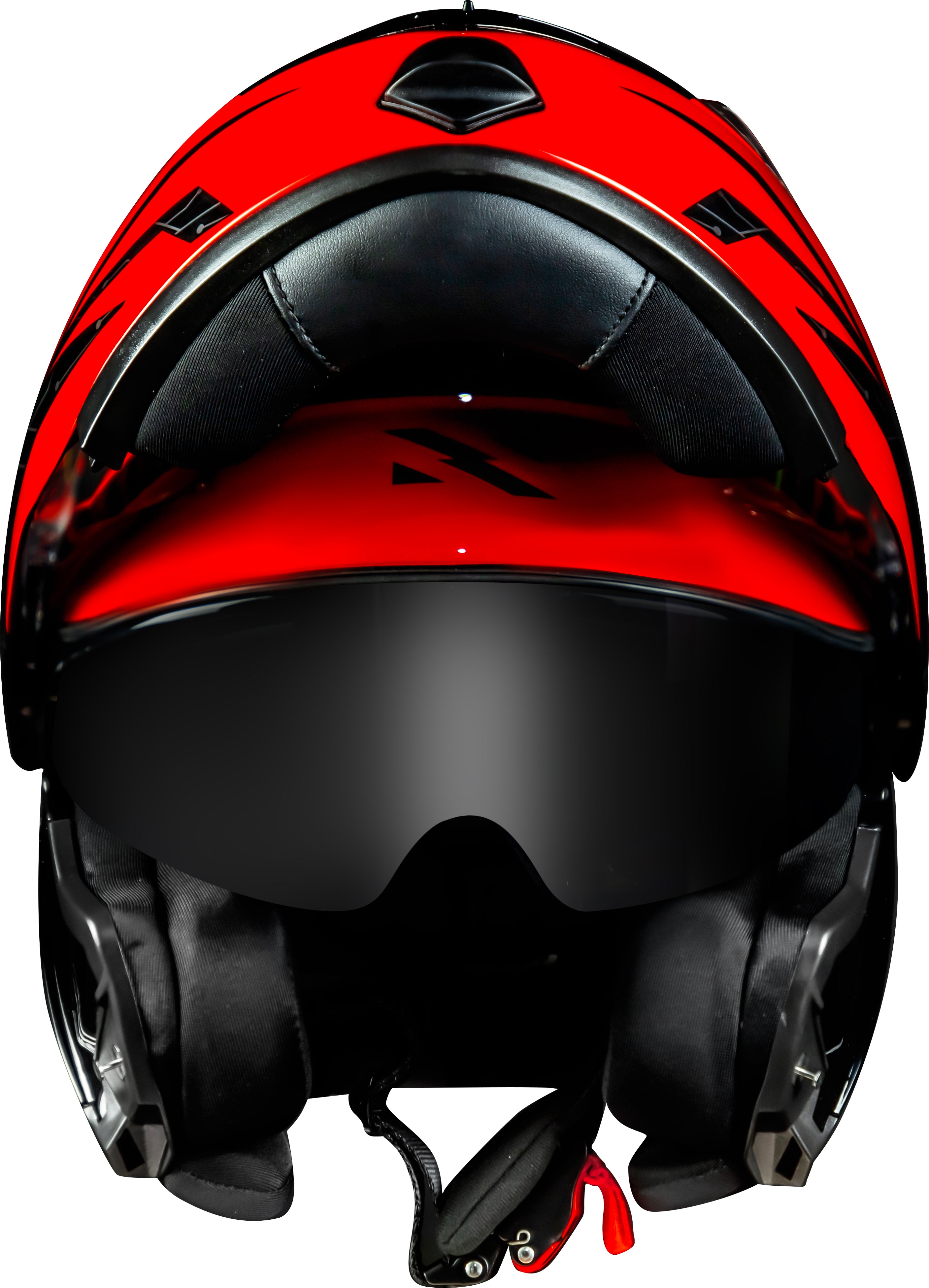 Capacete Norisk Route Charge Preto Vermelho Amarelo