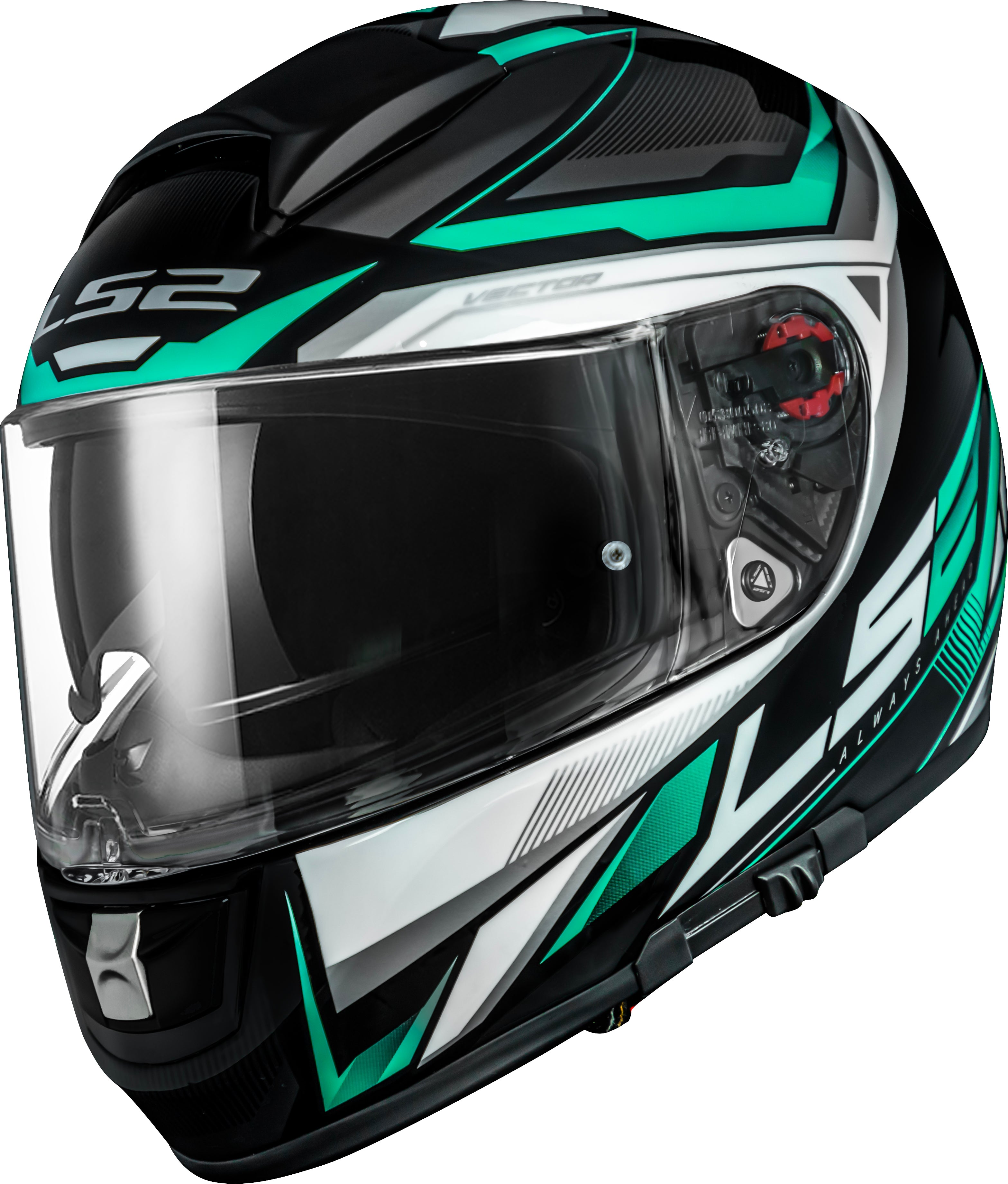 Capacete Ls2 Vector FF397 Rider Silver Grey Prata Cinza Tiffany