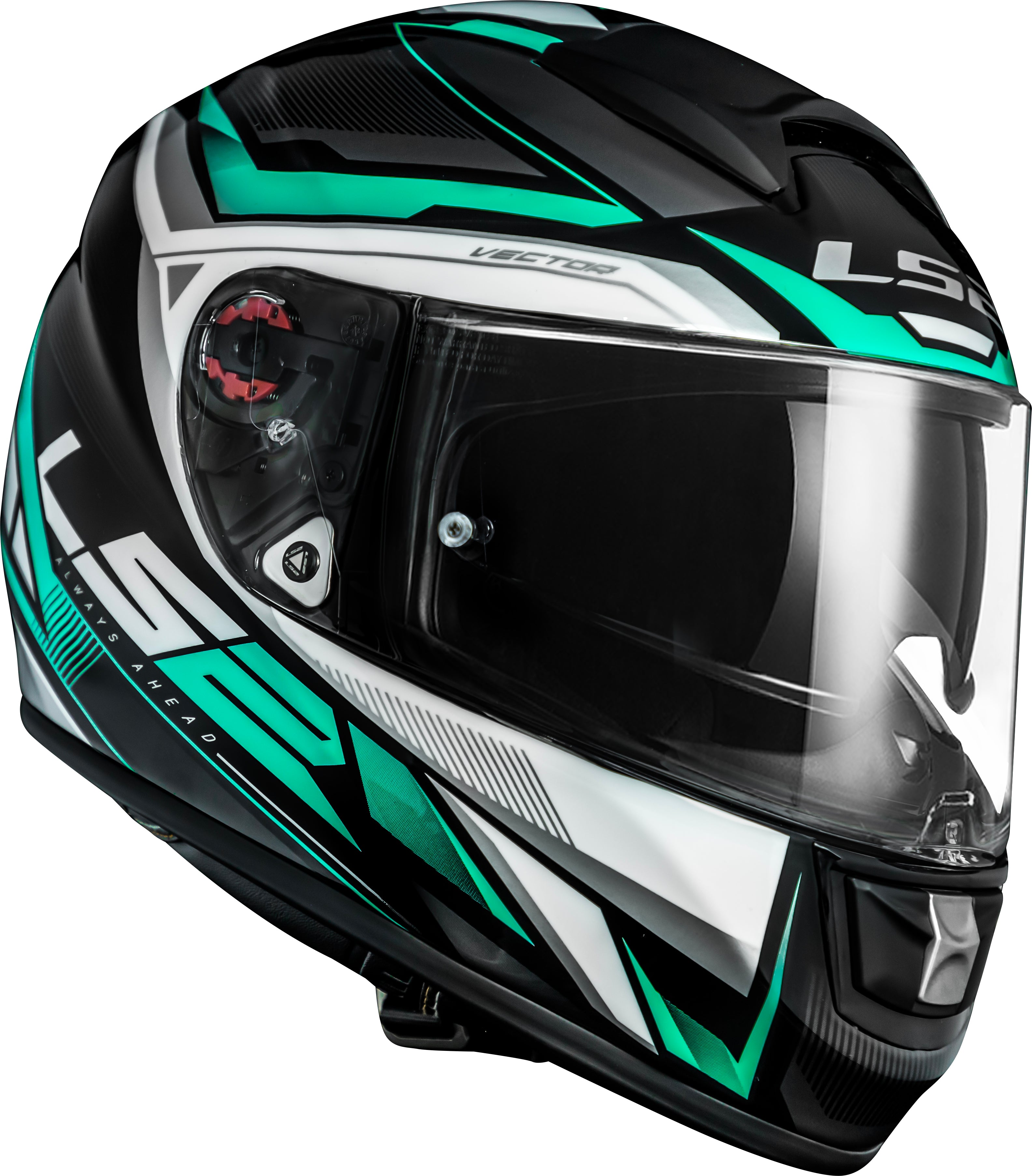 Capacete Ls2 Vector FF397 Rider Silver Grey Prata Cinza Tiffany