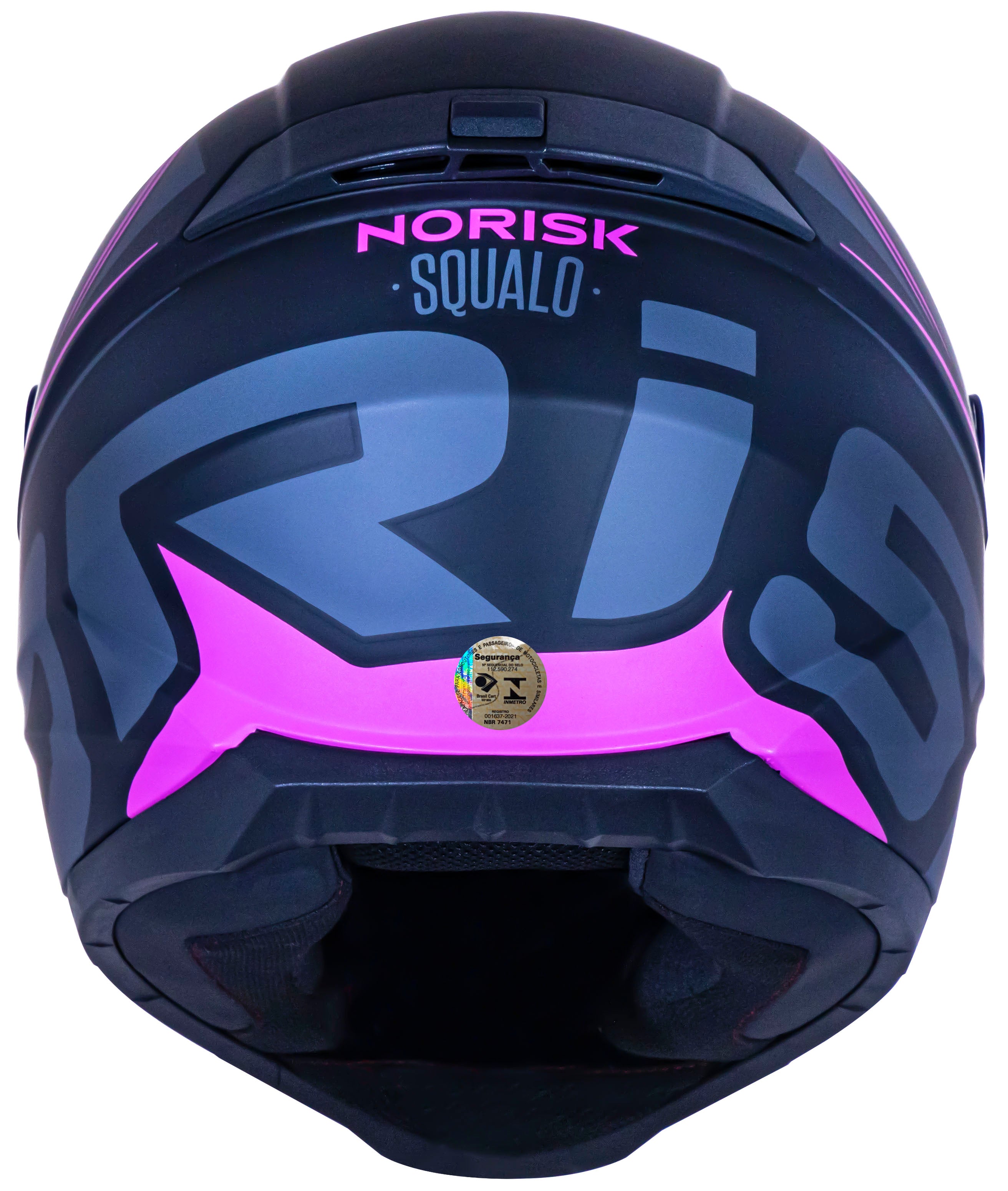 Capacete Norisk Razor Squalo Matte Preto Rosa