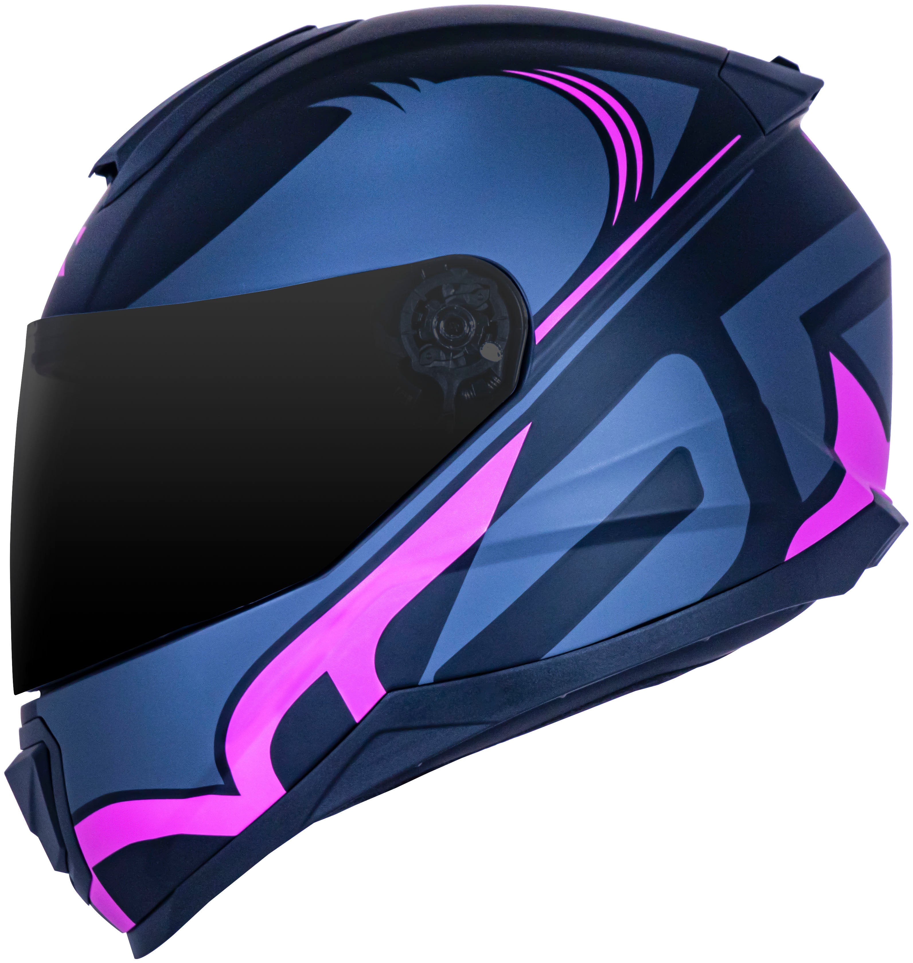 Capacete Norisk Razor Squalo Matte Preto Rosa