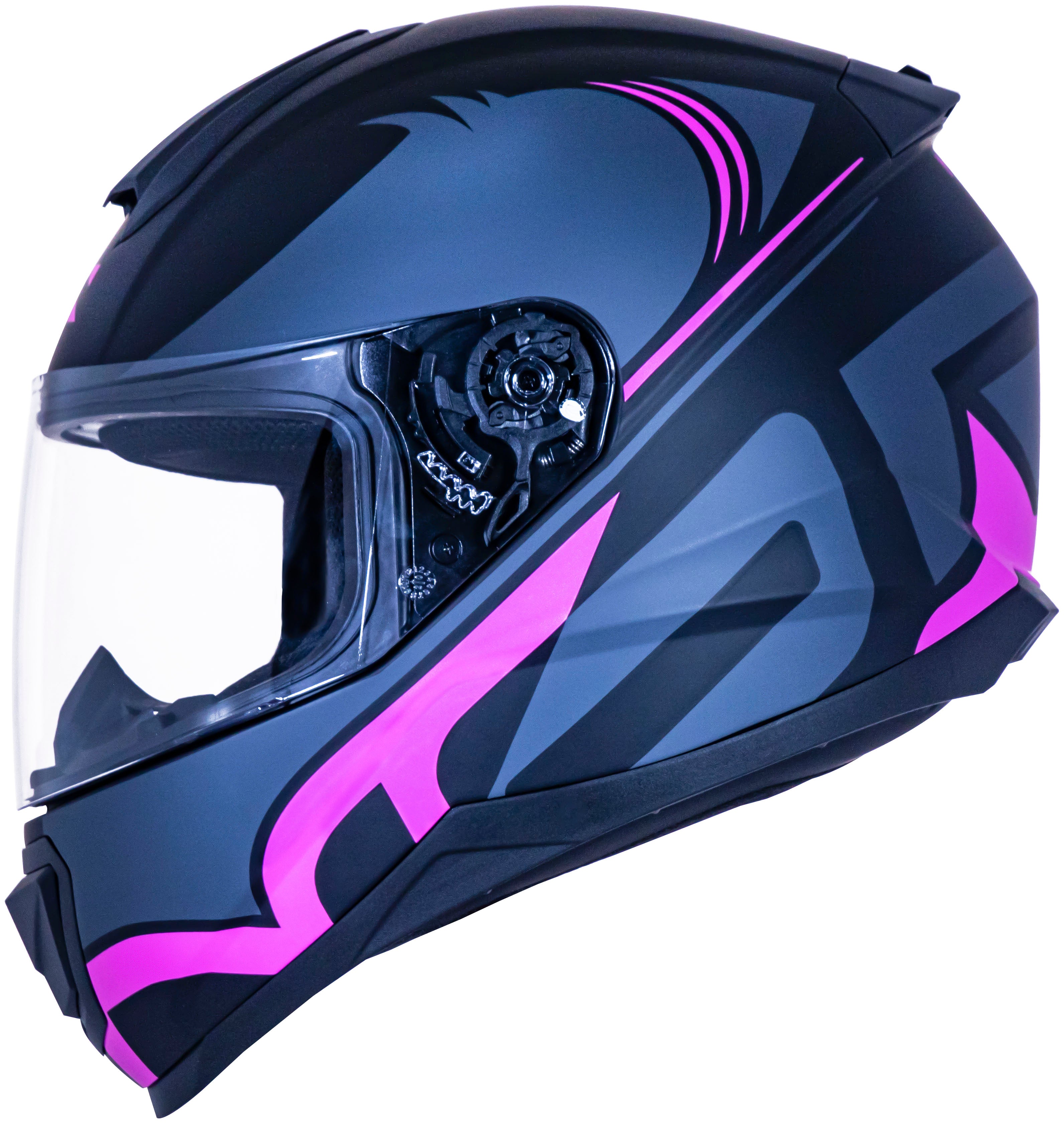 Capacete Norisk Razor Squalo Matte Preto Rosa