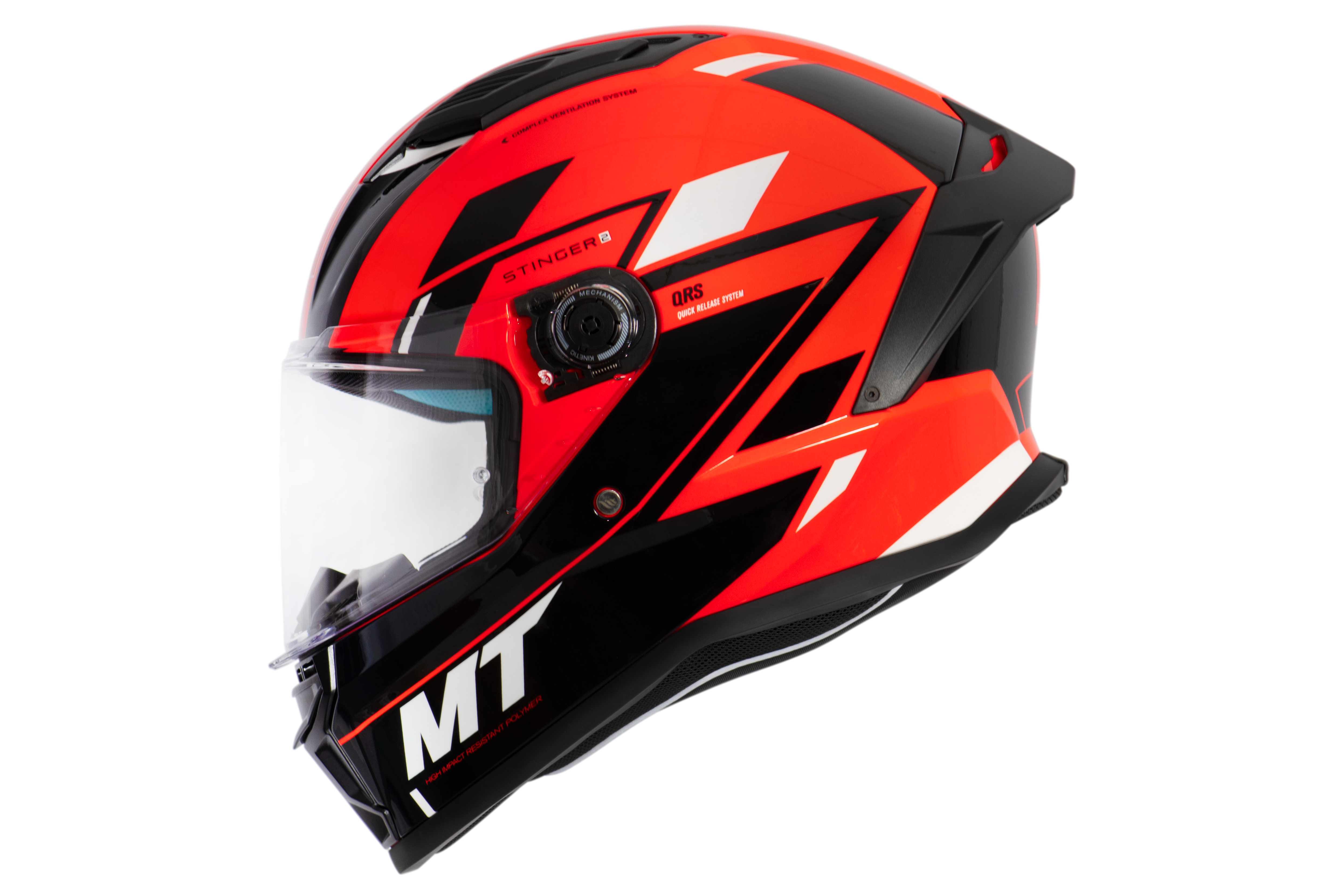 Capacete Mt Helmets Stinger 2  Zivze C5 Vermelho Brilho