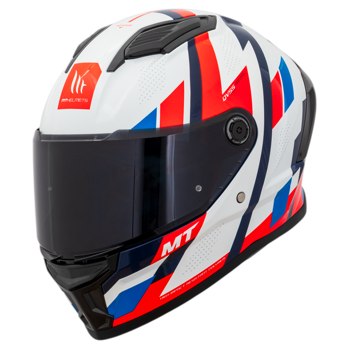 Capacete Mt Helmets Stinger 2 Register D7 Azul Brilho