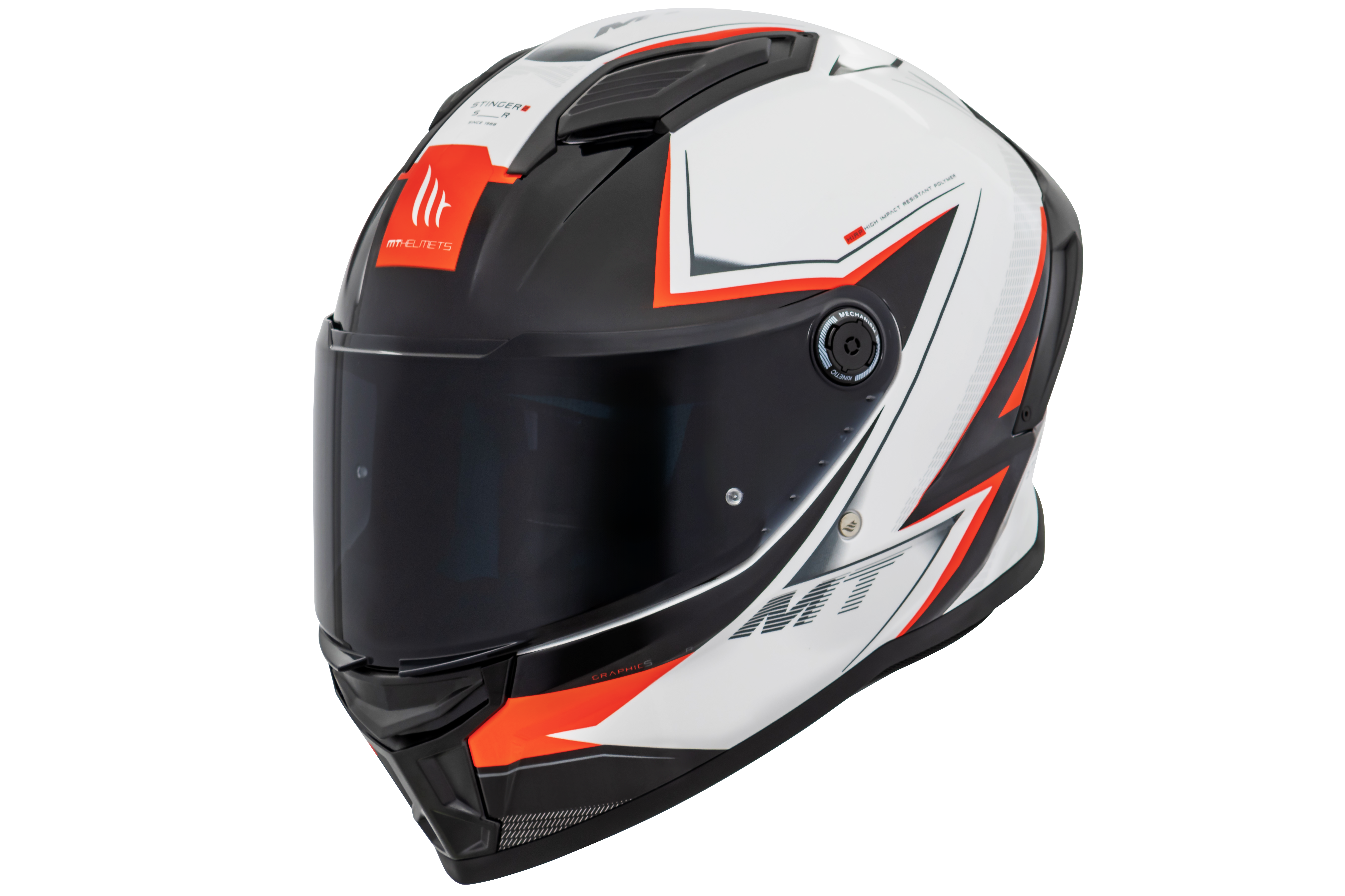 Capacete Mt Helmets Stinger 2 Sr A5 Vermelho Brilho