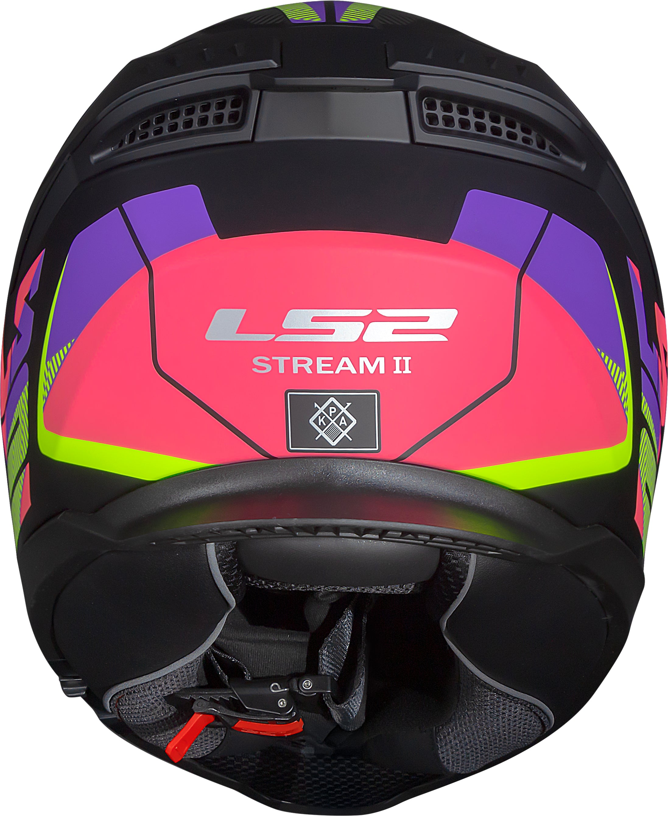 Capacete Ls2 Stream II ff808 Preto Rosa