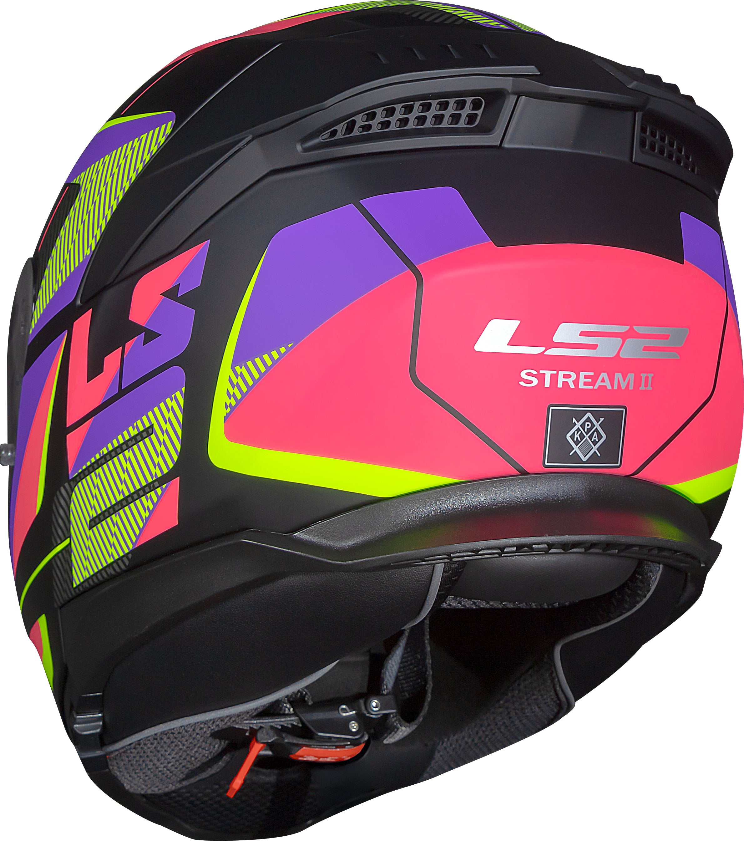 Capacete Ls2 Stream II ff808 Preto Rosa