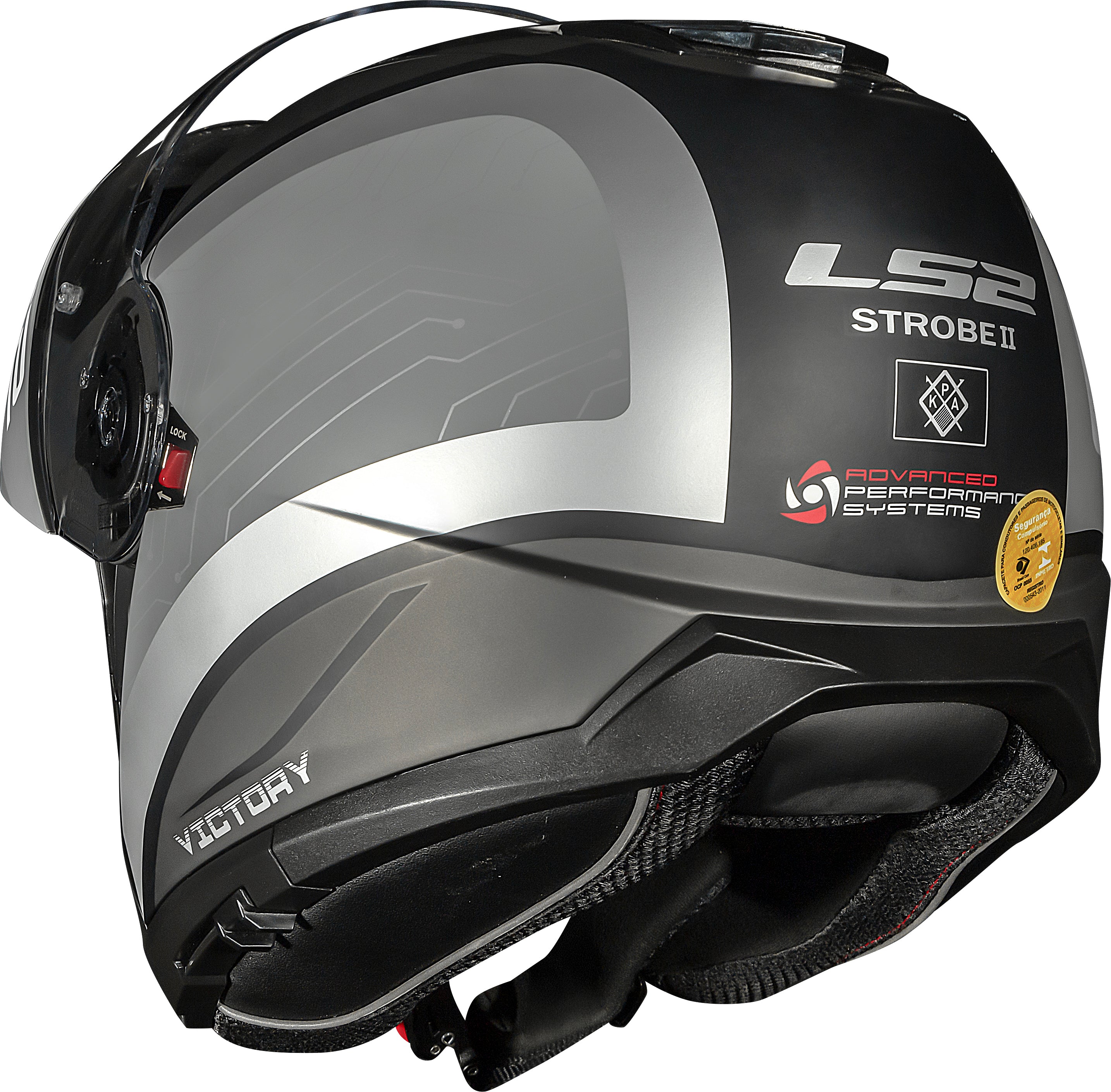 Capacete Ls2 Strobe II ff908 Victory Matt Tiânio