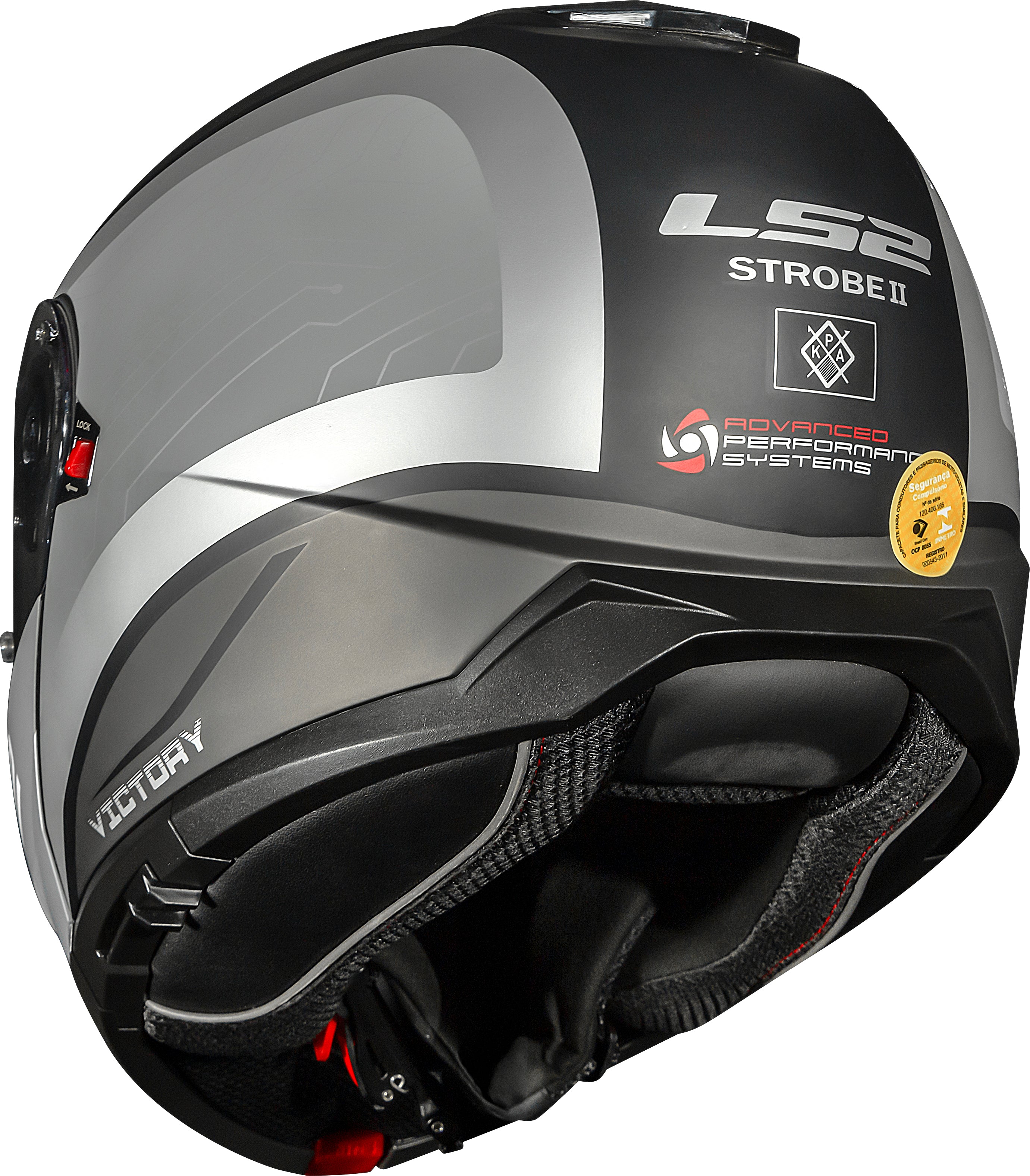 Capacete Ls2 Strobe II ff908 Victory Matt Tiânio