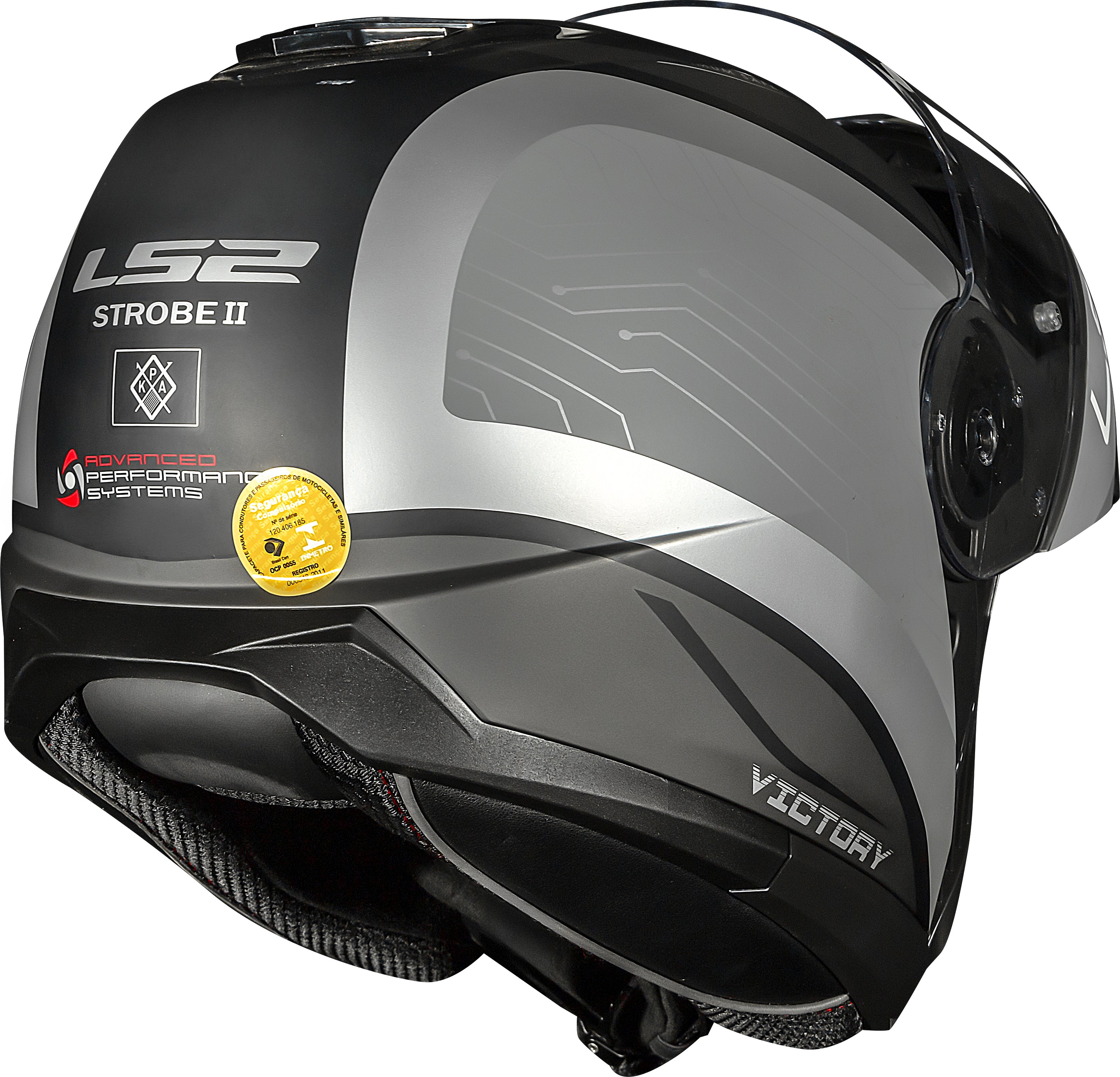 Capacete Ls2 Strobe II ff908 Victory Matt Tiânio