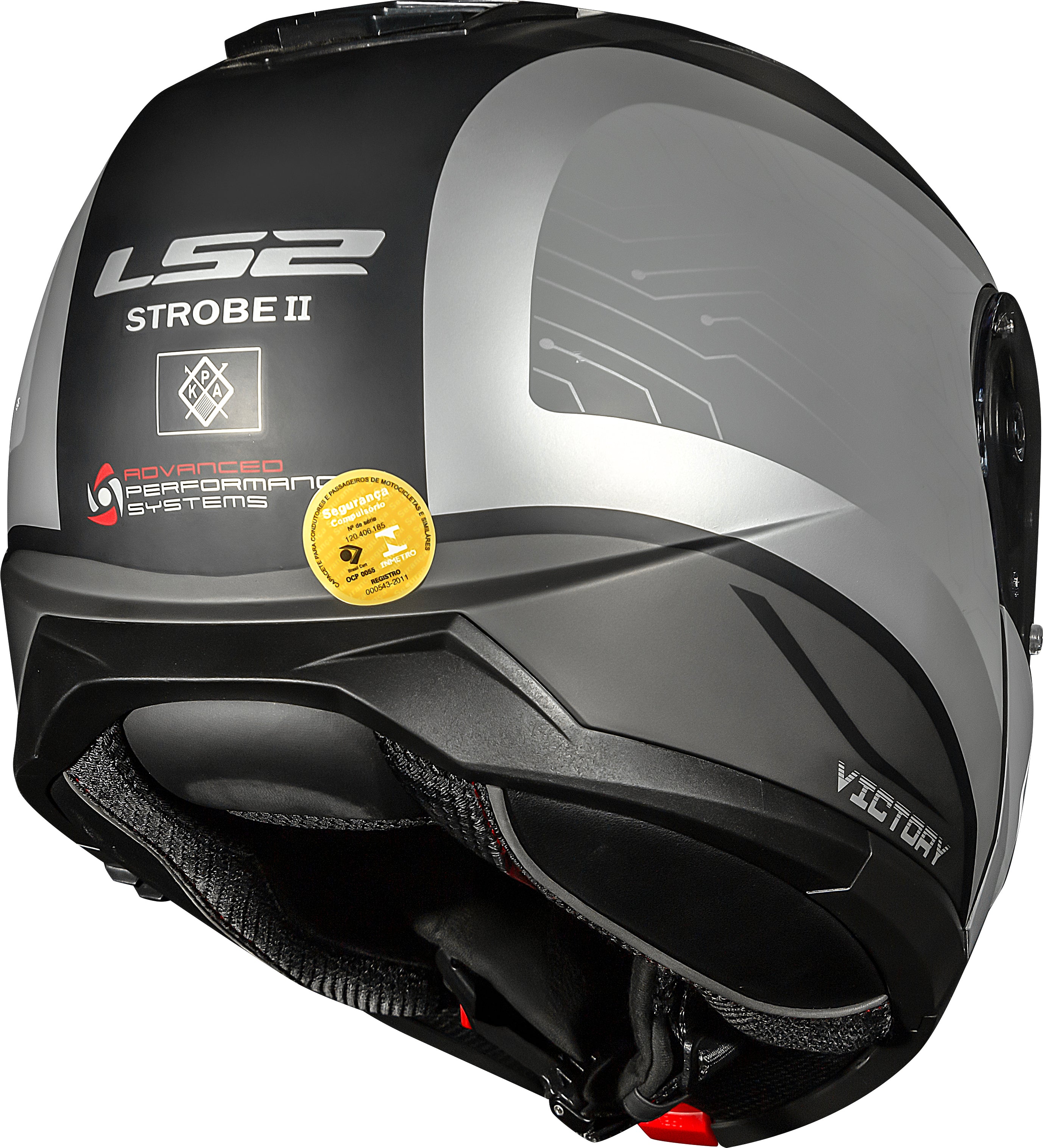 Capacete Ls2 Strobe II ff908 Victory Matt Tiânio