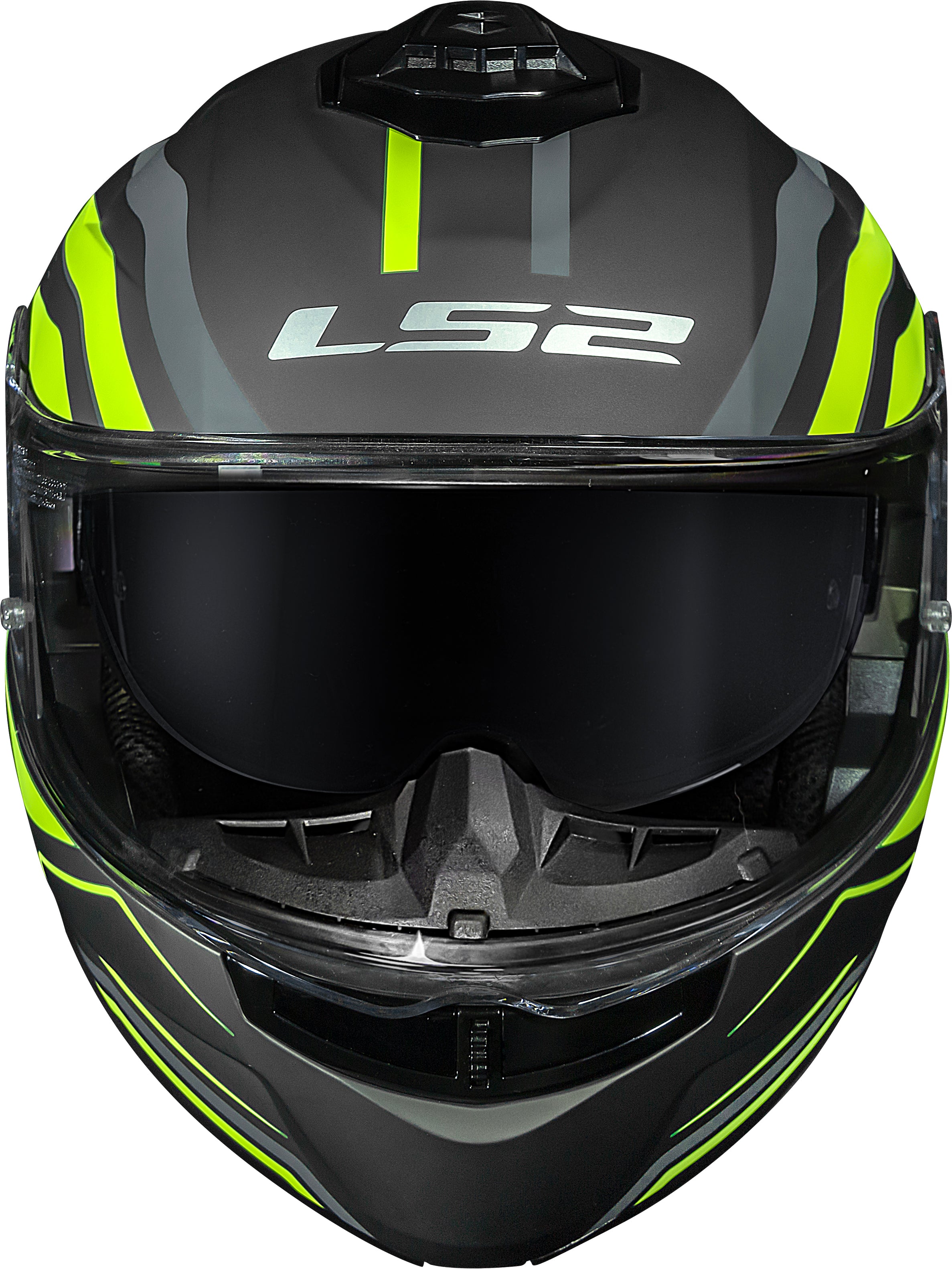 Capacete Ls2 Strobe II ff908 Phanton Amarelo Titânio