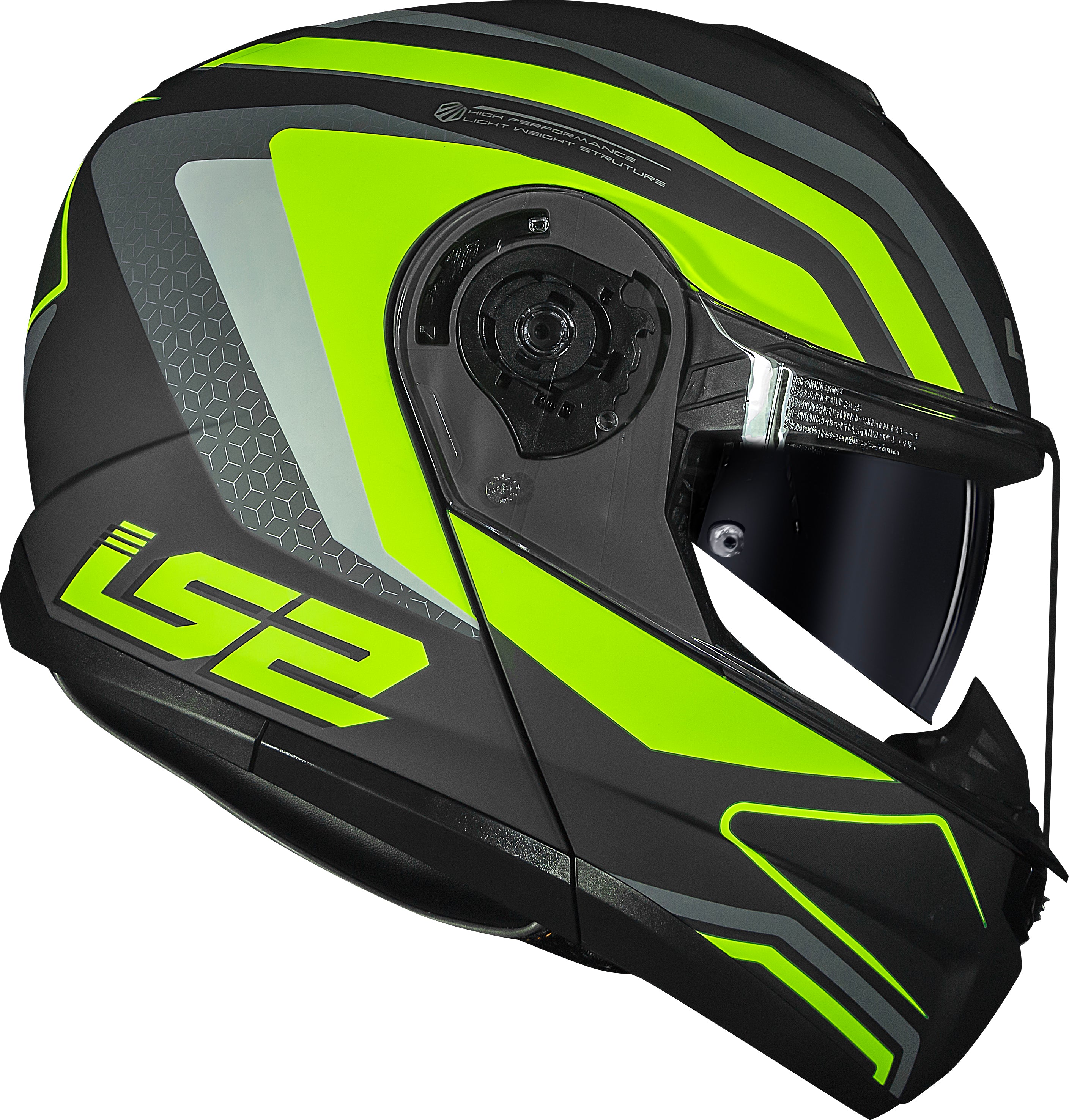 Capacete Ls2 Strobe II ff908 Phanton Amarelo Titânio