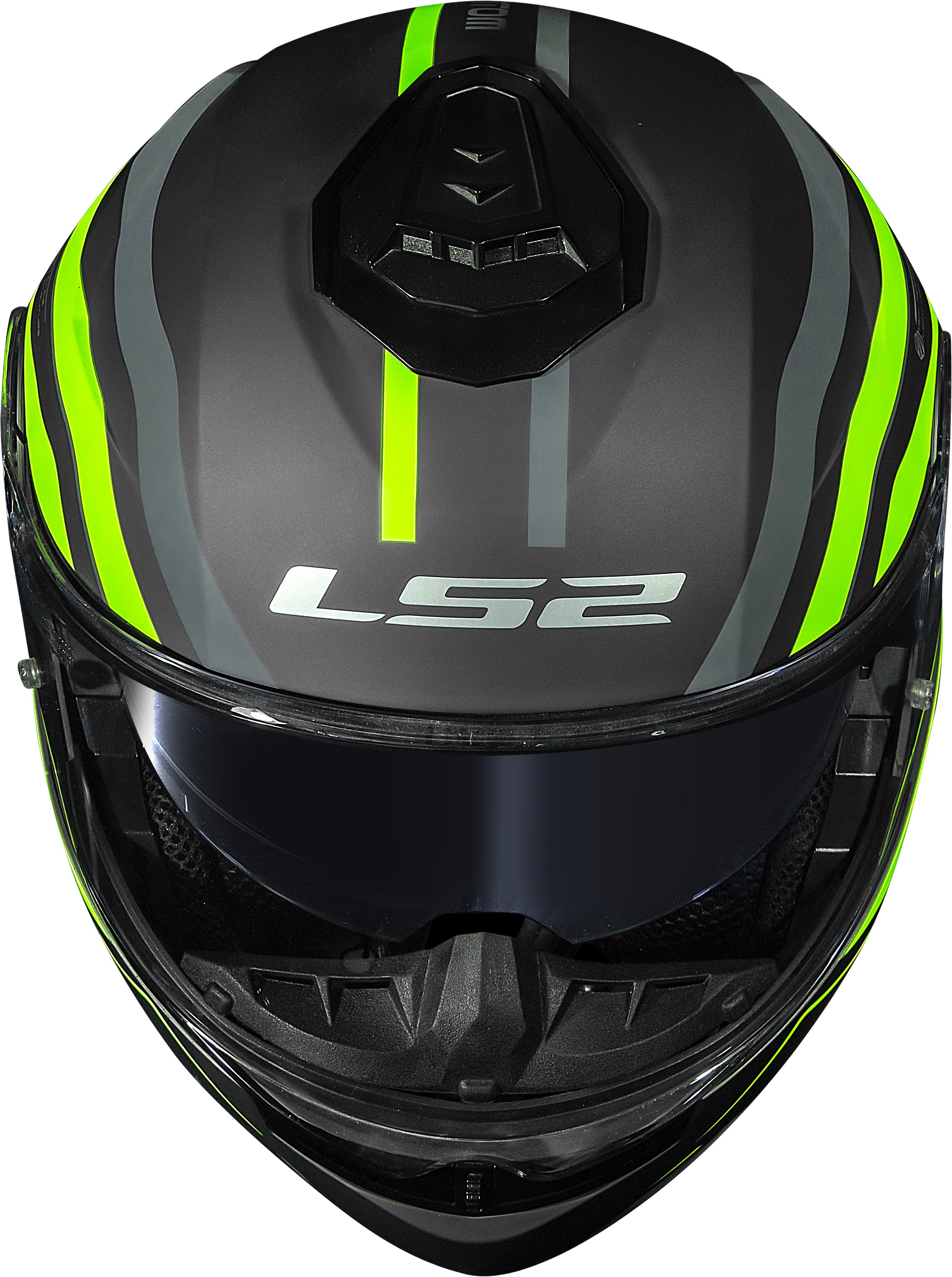 Capacete Ls2 Strobe II ff908 Phanton Amarelo Titânio