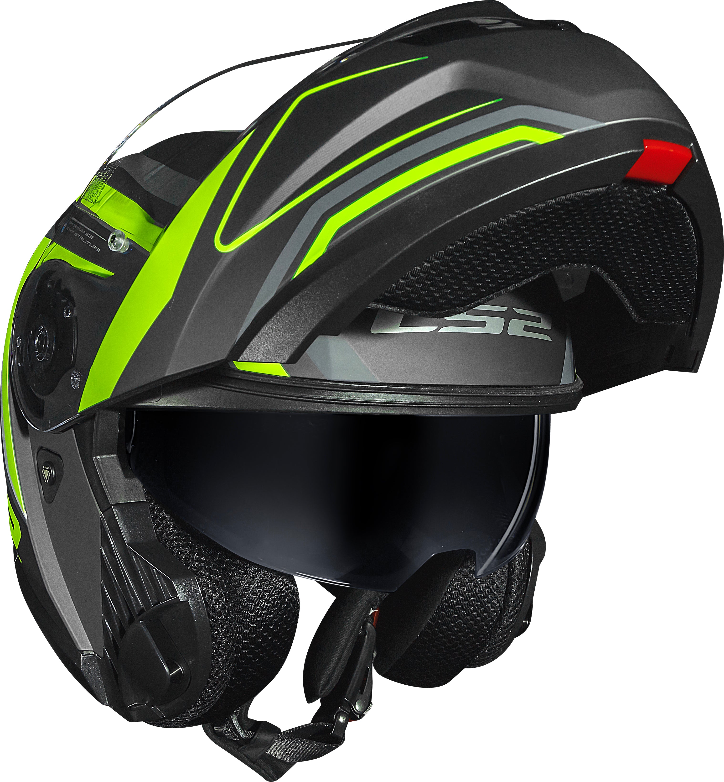 Capacete Ls2 Strobe II ff908 Phanton Amarelo Titânio