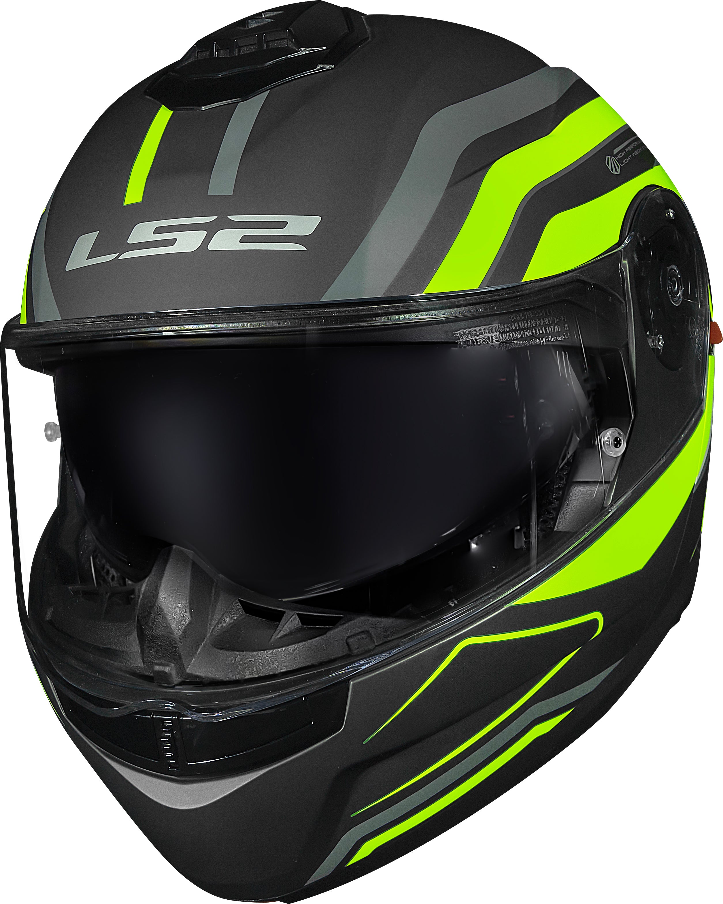 Capacete Ls2 Strobe II ff908 Phanton Amarelo Titânio