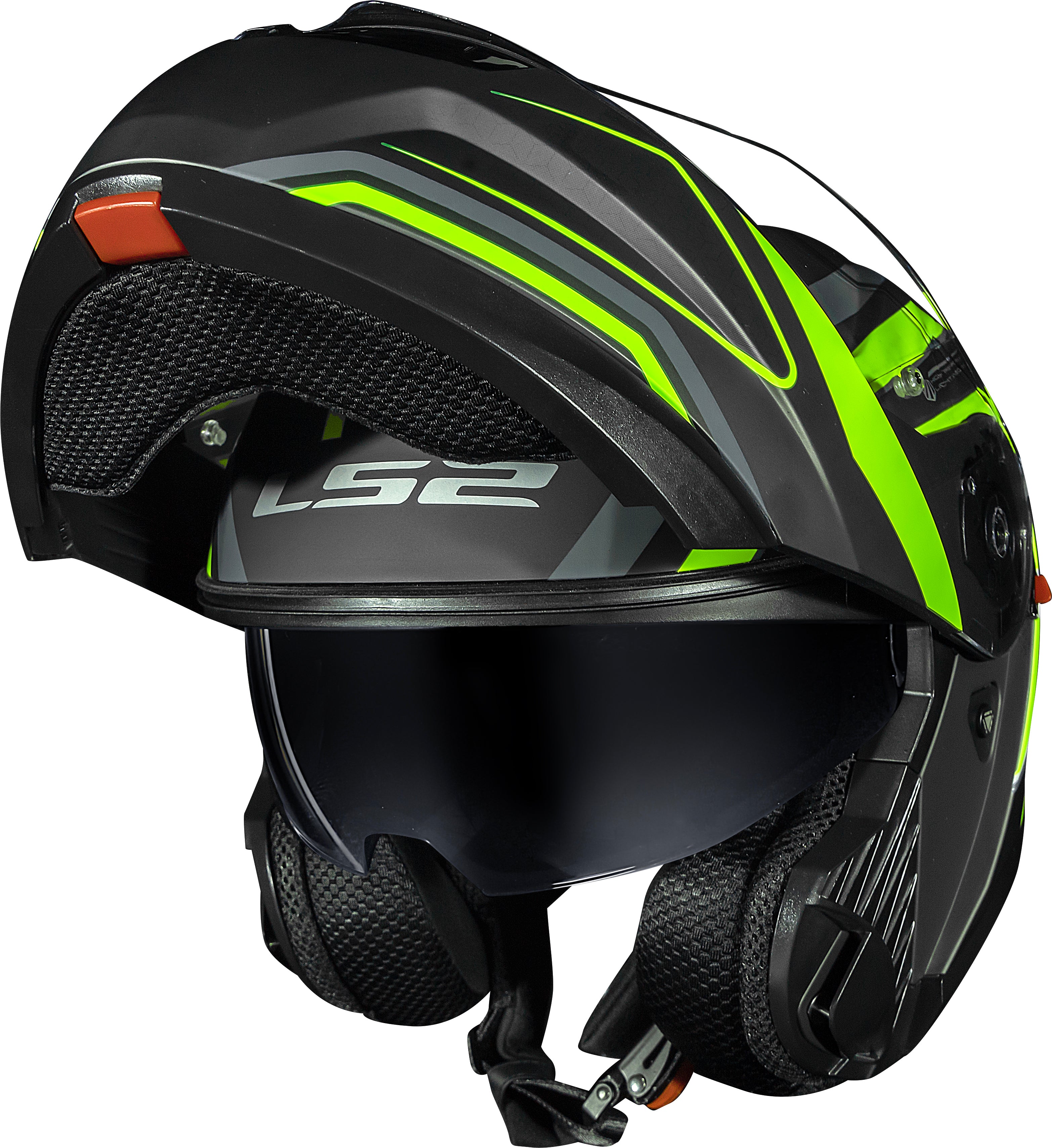 Capacete Ls2 Strobe II ff908 Phanton Amarelo Titânio