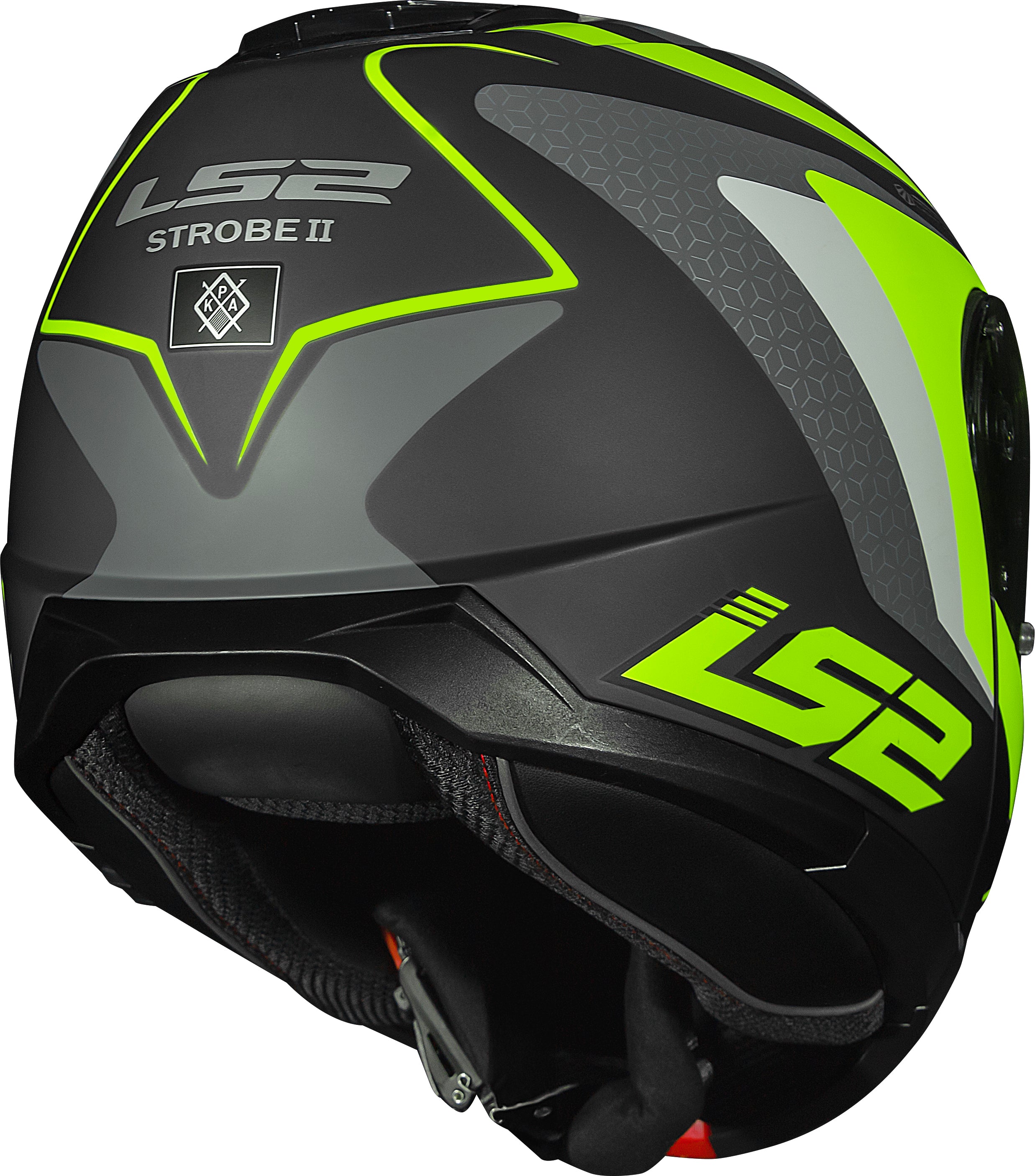 Capacete Ls2 Strobe II ff908 Phanton Amarelo Titânio