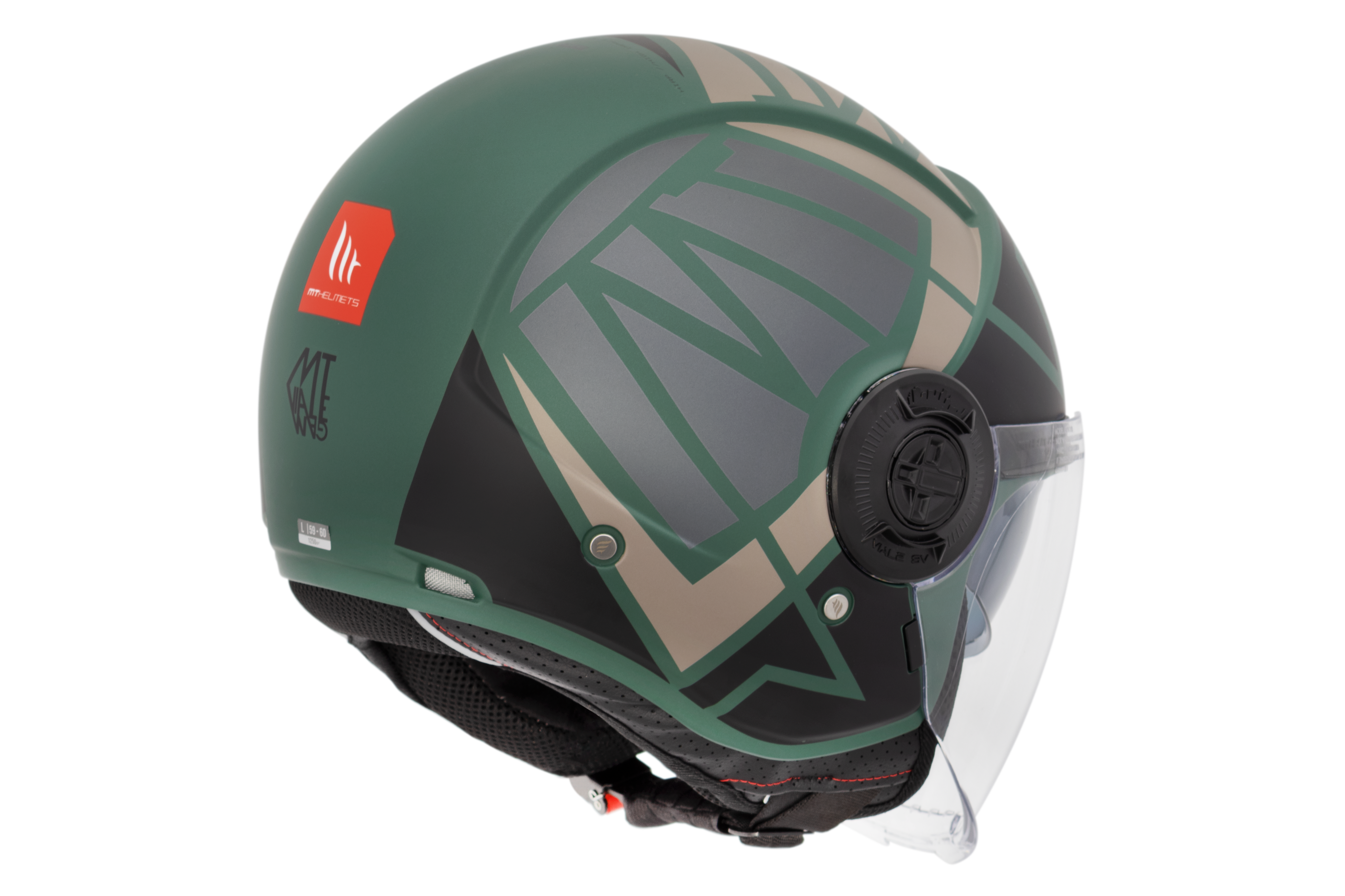 Capacete Mt Helmets Viale SV Gam C26 Verde Matte