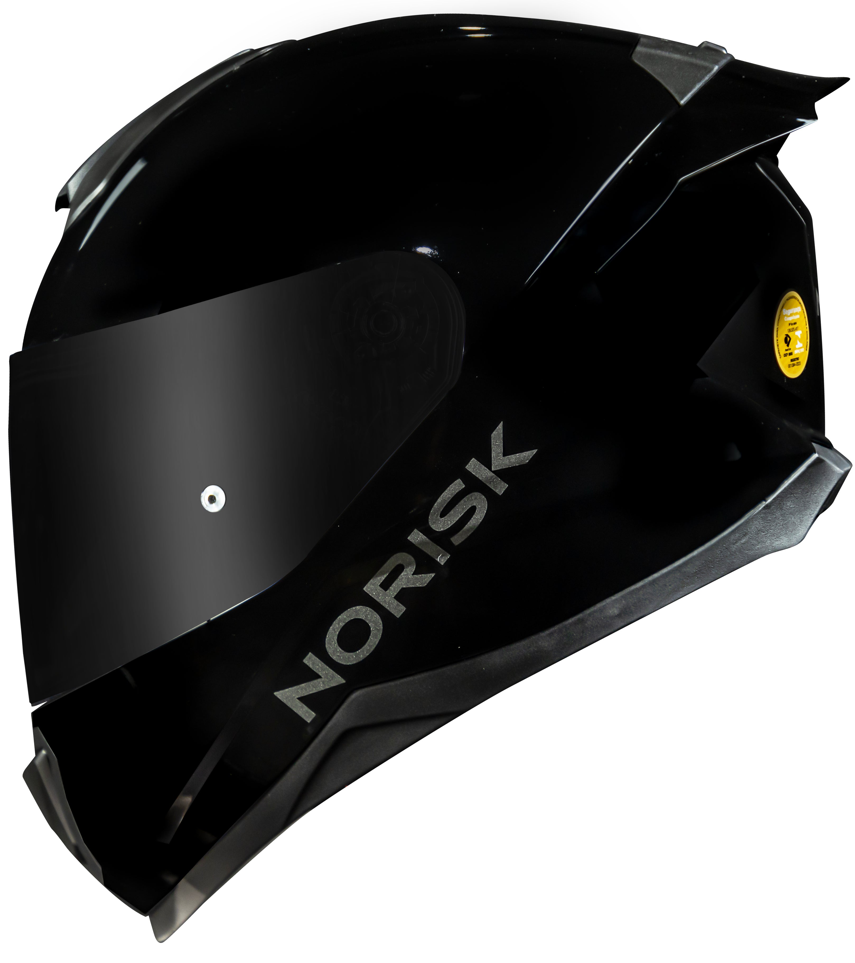 Capacete Norisk Razor Solid Edition Preto Brilho