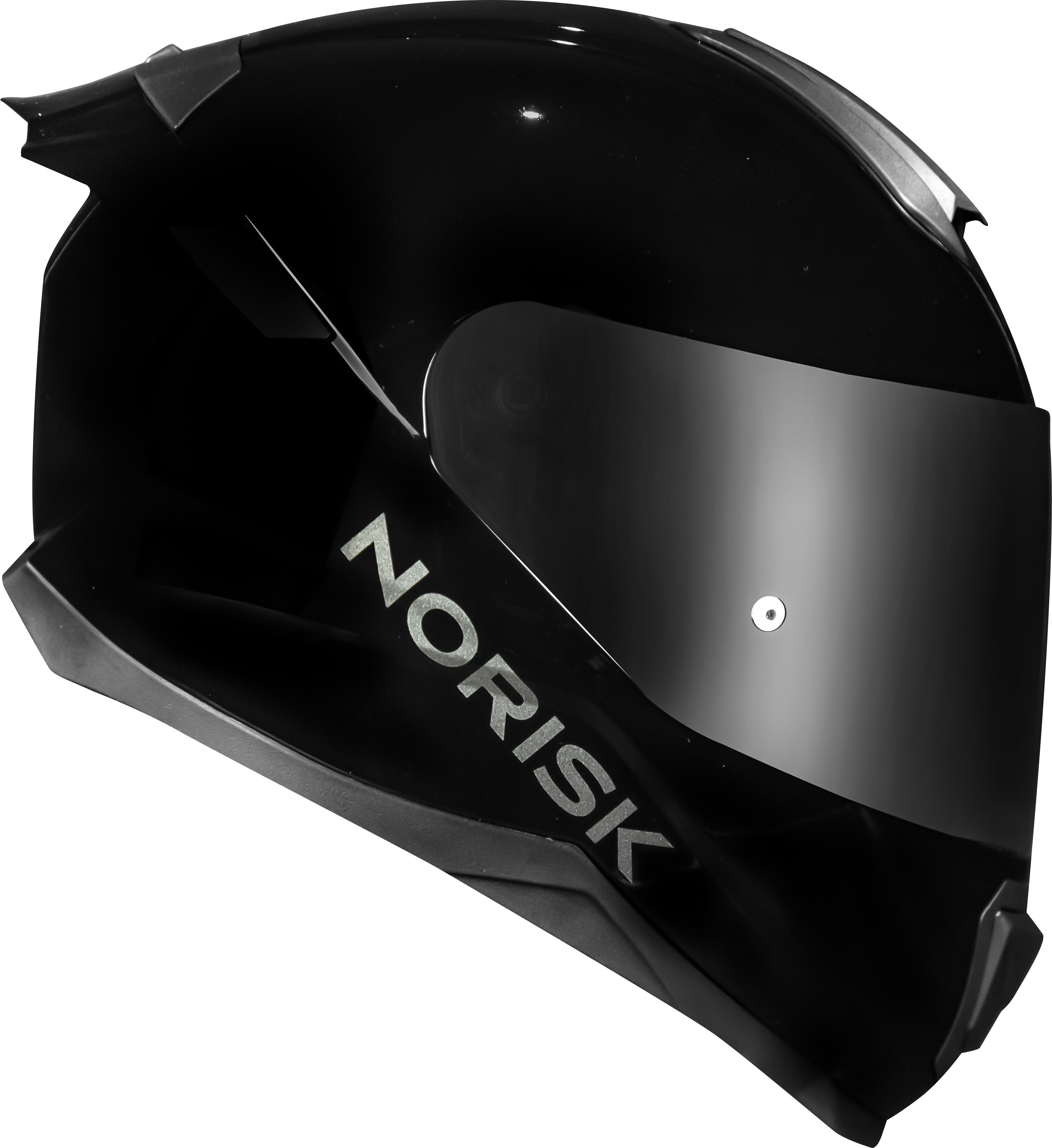 Capacete Norisk Razor Solid Edition Preto Brilho